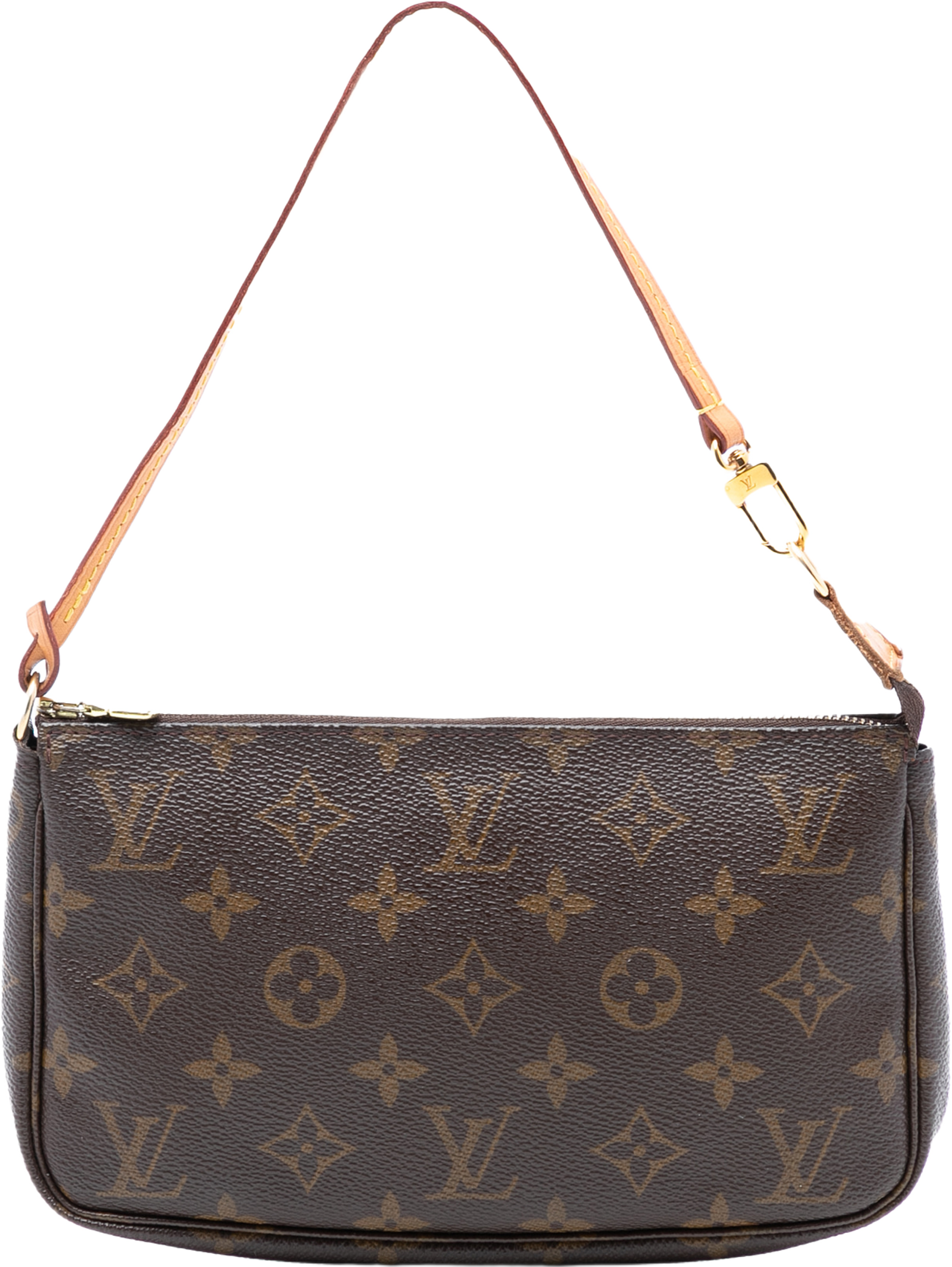 Louis Vuitton Monogram Pochette Accessoires, från Luxclusif, i färgen brown. Klicka för att öppna bilden i stort format