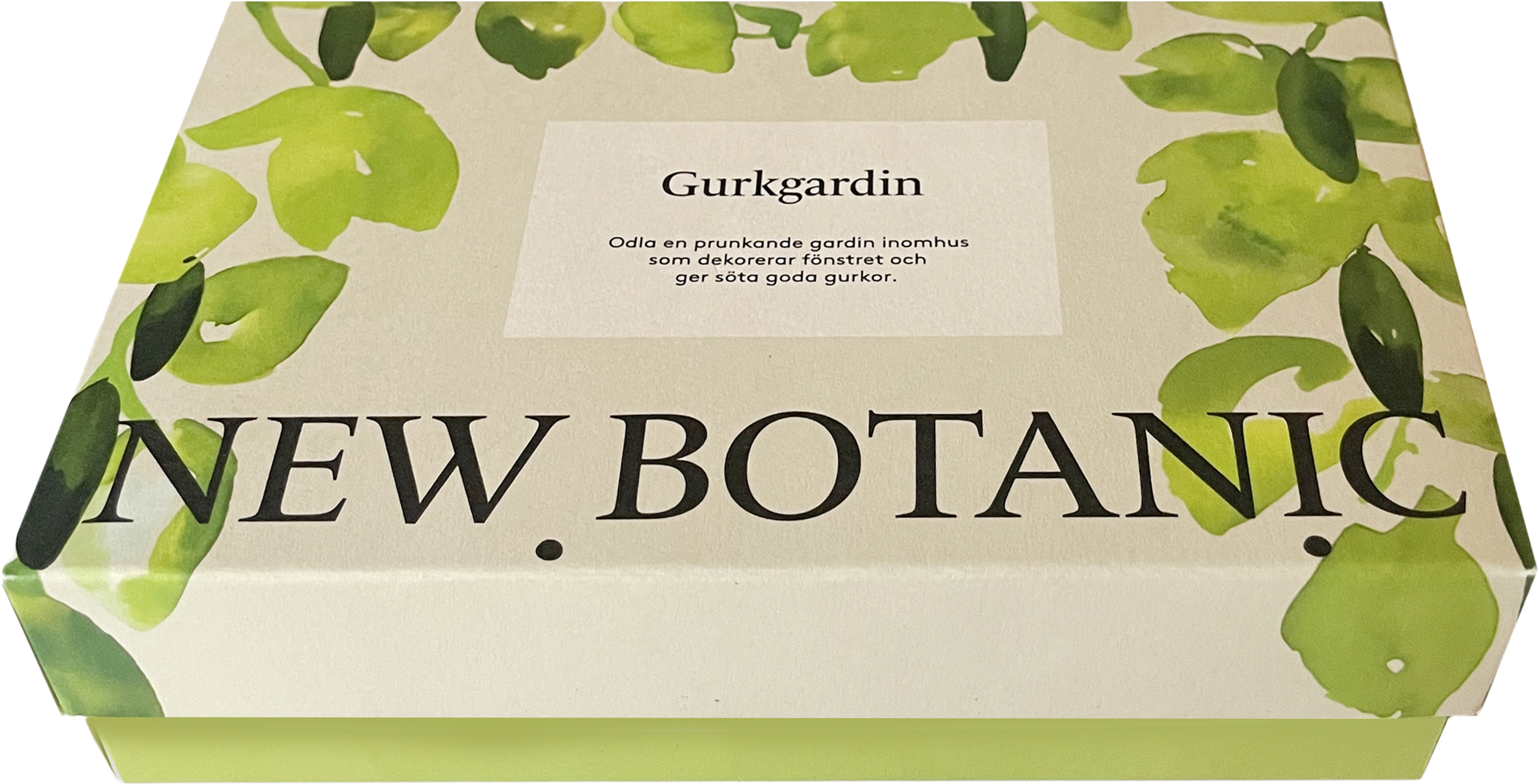 Gurkgardin, från New Botanic, i färgen green. Klicka för att öppna bilden i stort format