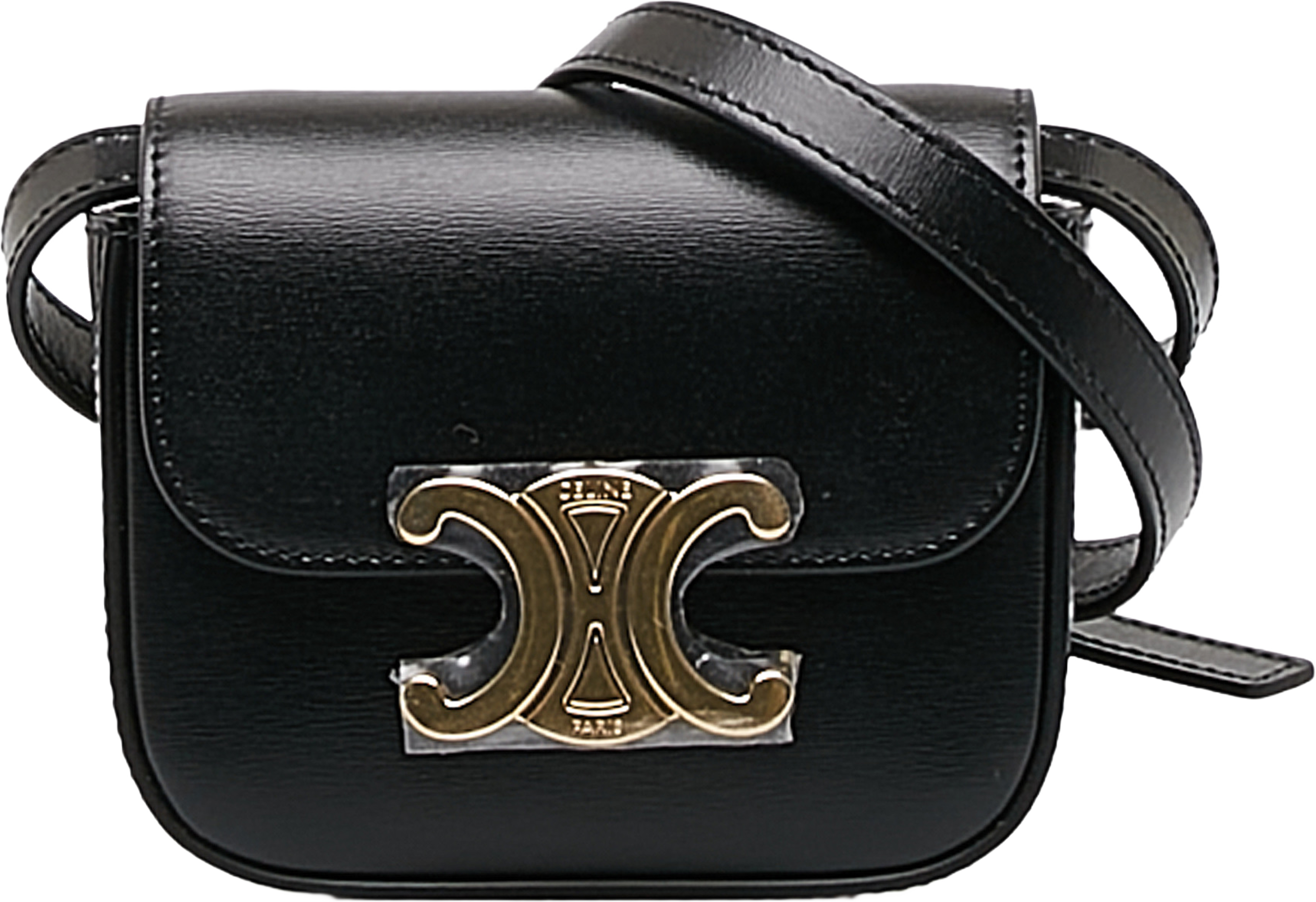 Celine Mini Calfskin Triomphe Crossbody
