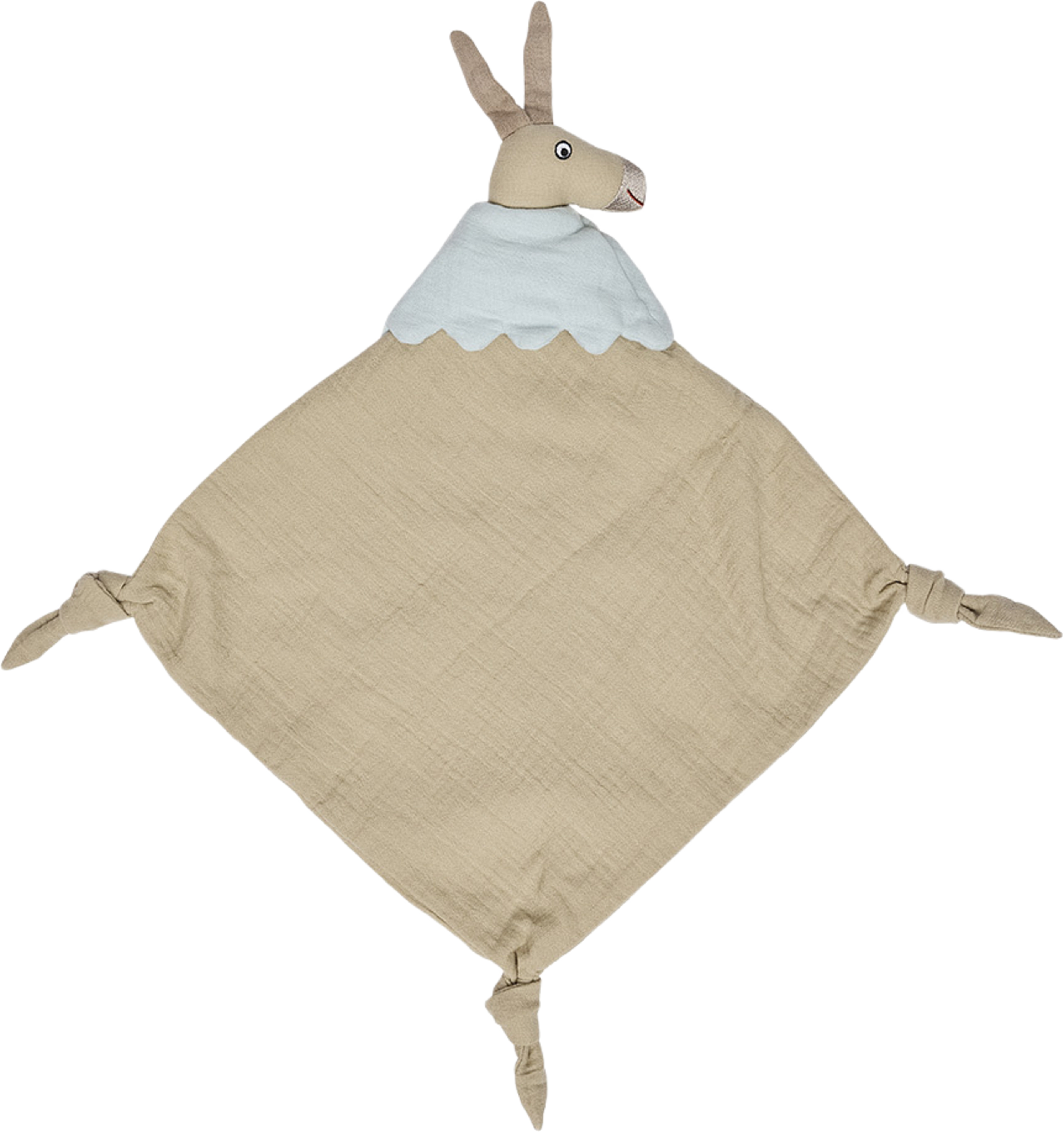 Donny Cuddle Cloth, från OYOY Mini, i färgen cloud,ice blue. Klicka för att öppna bilden i stort format