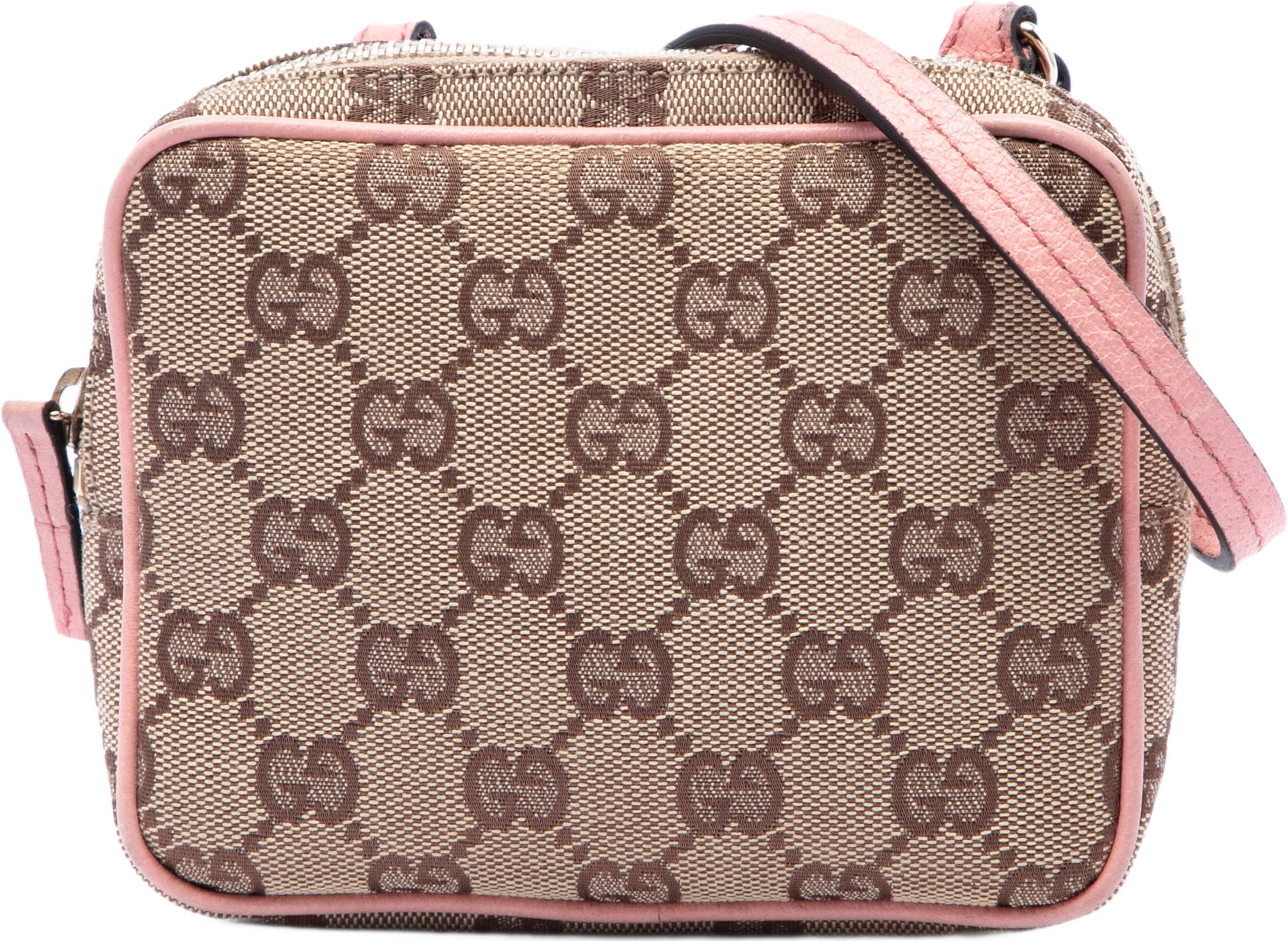 Gucci Gg Canvas Crossbody, från Luxclusif, i färgen beige. Klicka för att öppna bilden i stort format