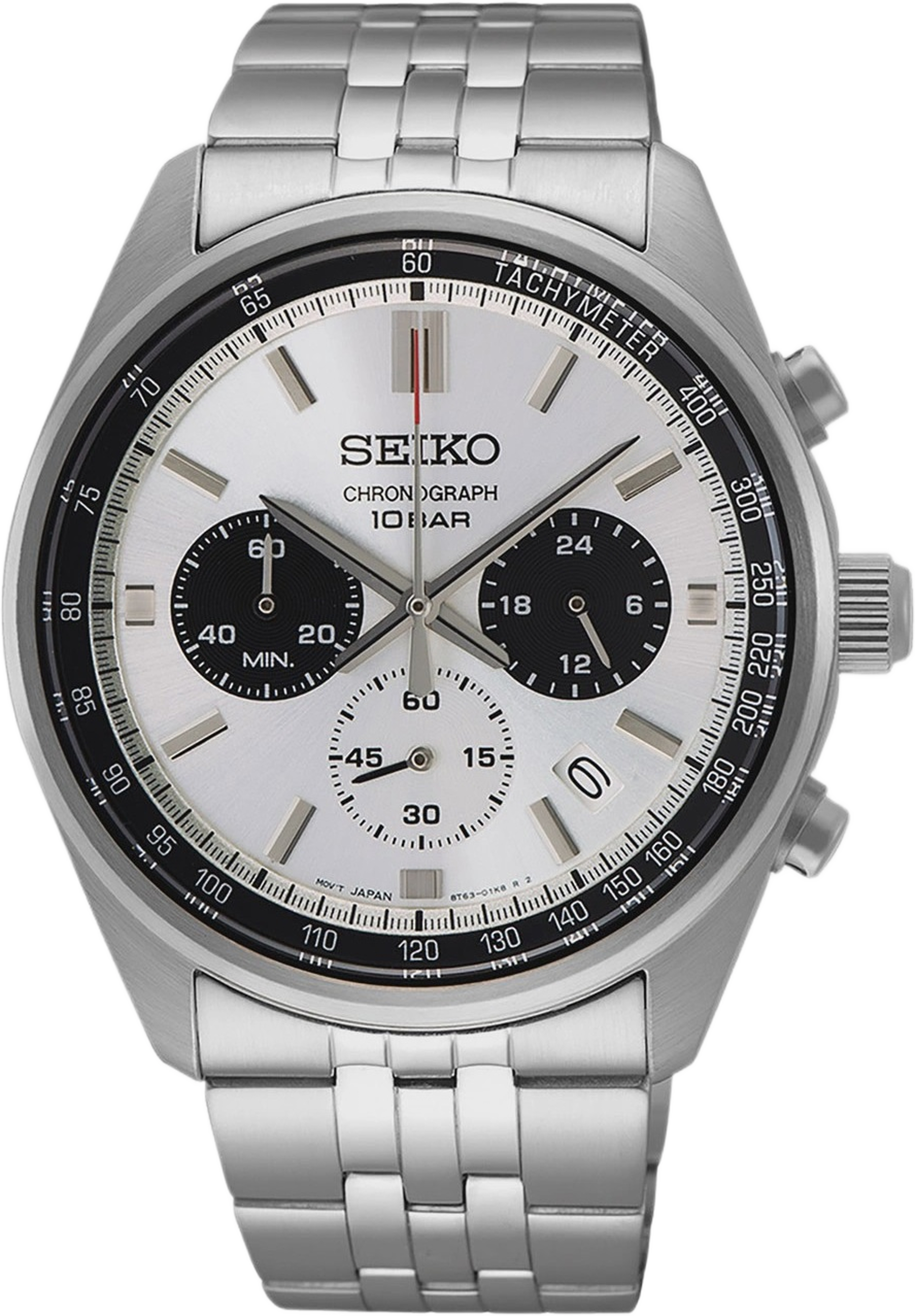 Seiko Classic Vit/stål, Metallband - Ssb425p1, från Seiko, i färgen 1. Klicka för att öppna bilden i stort format