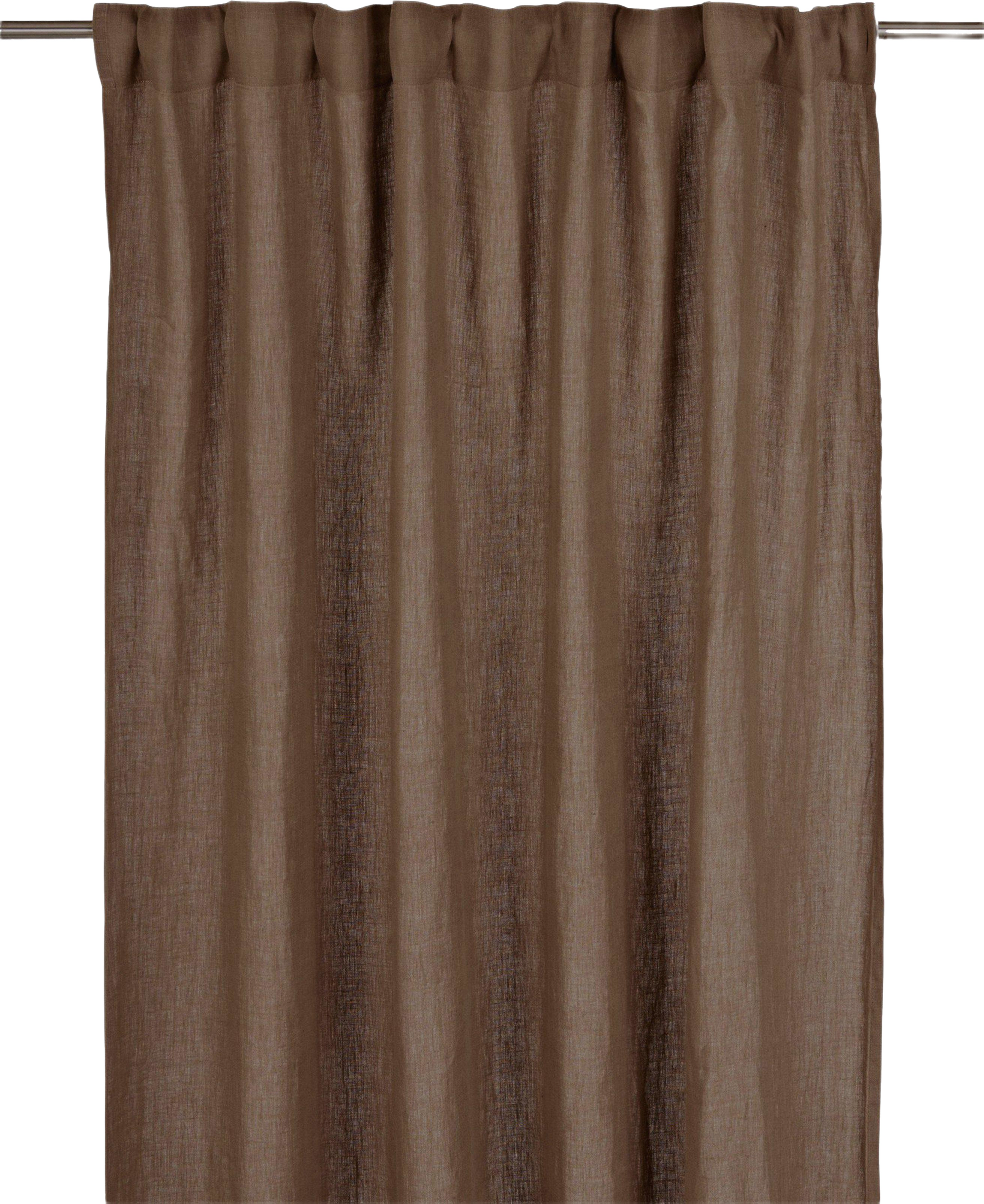 Julie Gardin 2p, från Svanefors, i färgen brun. Klicka för att öppna bilden i stort format