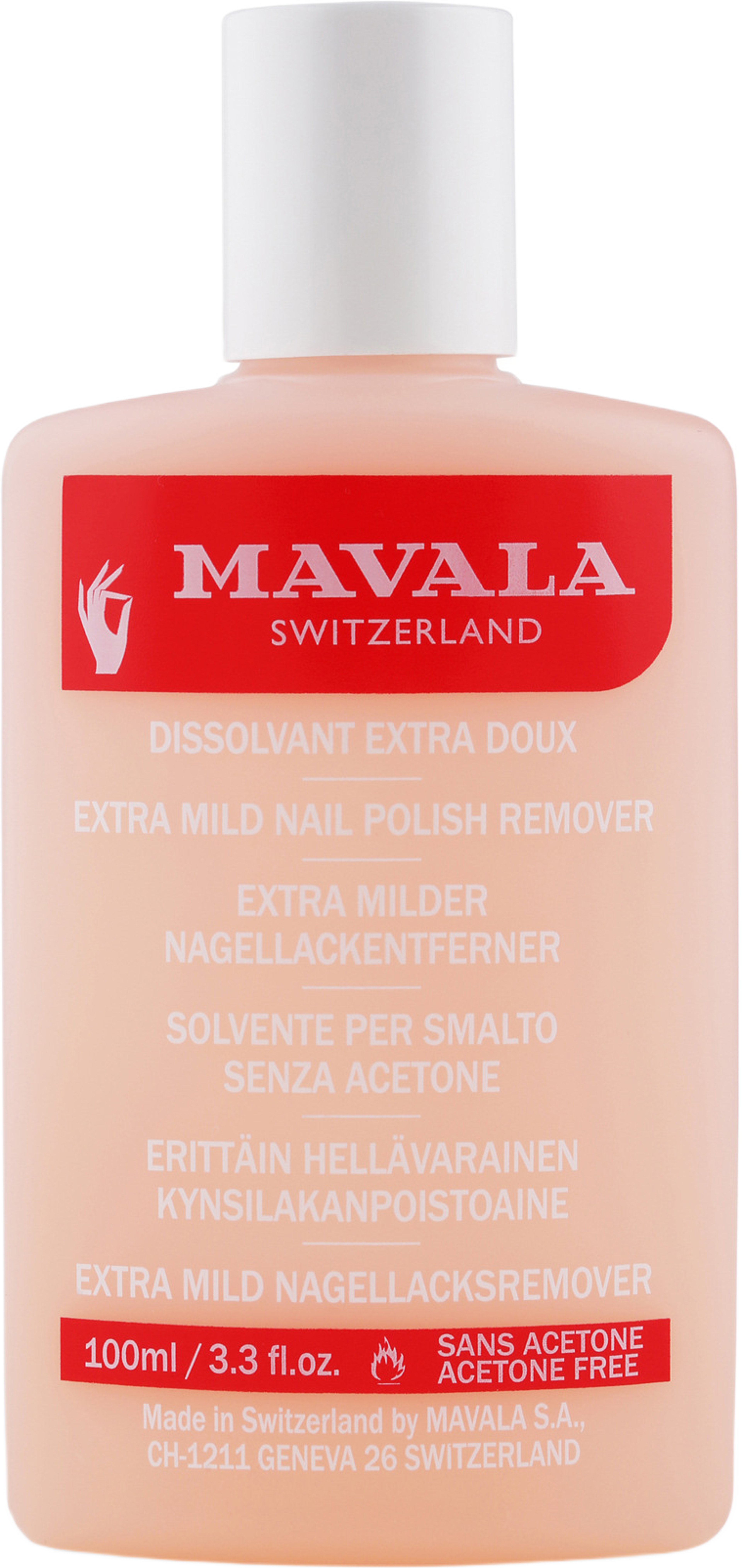 Nagellacksremover Rosa, 100 ml