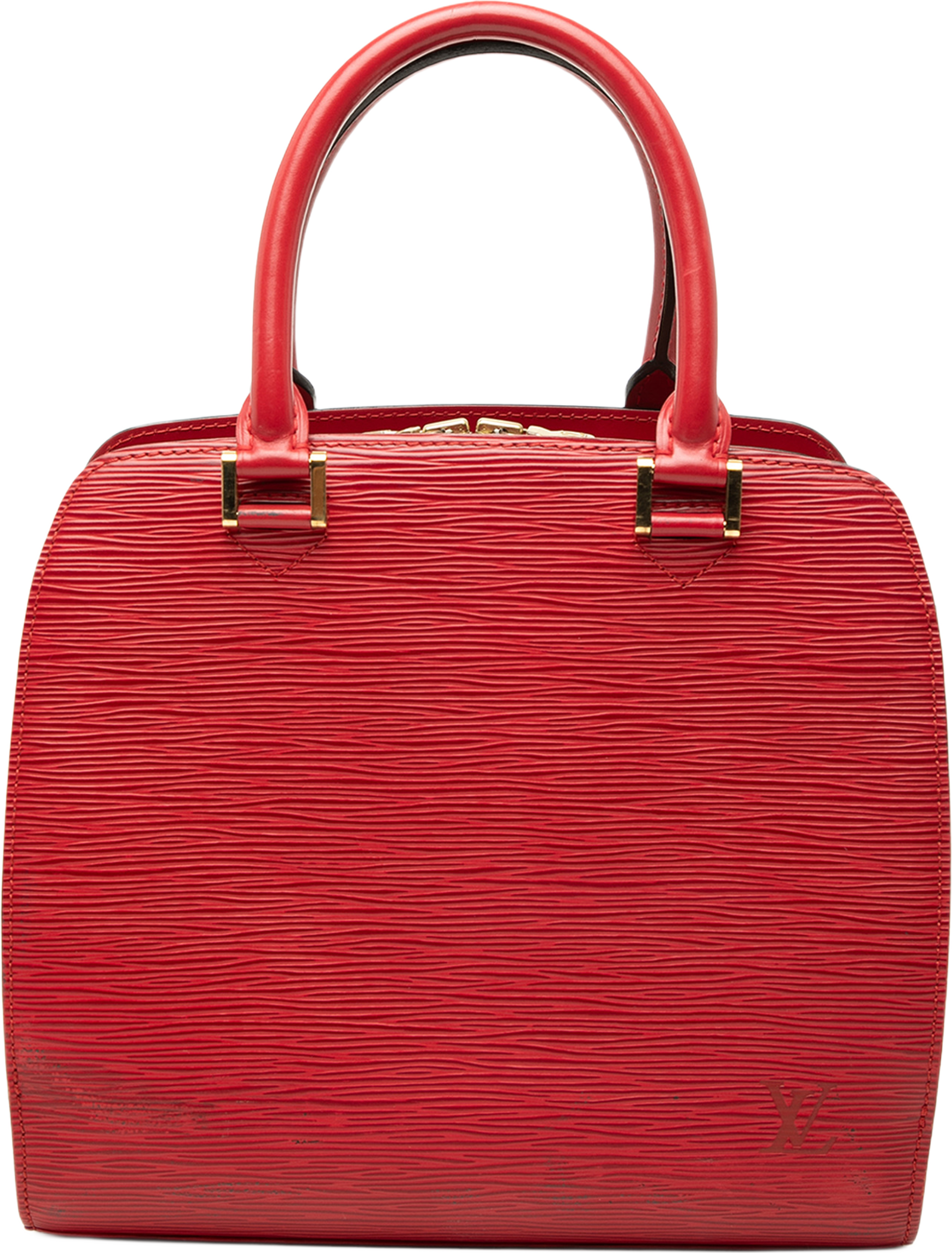 Louis Vuitton Epi Pont Neuf, från Luxclusif, i färgen röd. Klicka för att öppna bilden i stort format