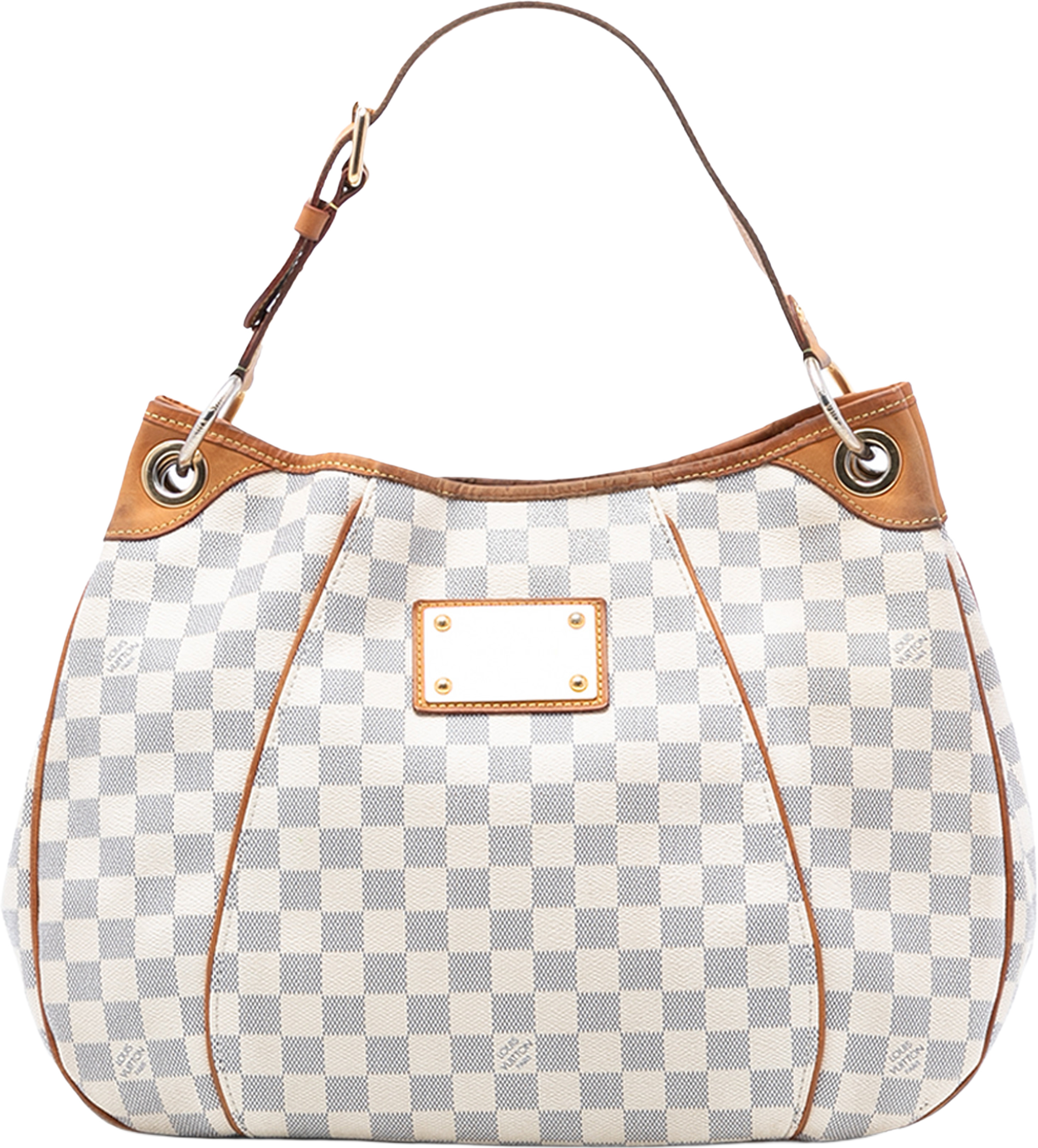 Louis Vuitton Damier Azur Galliera Pm, från Luxclusif, i färgen white. Klicka för att öppna bilden i stort format