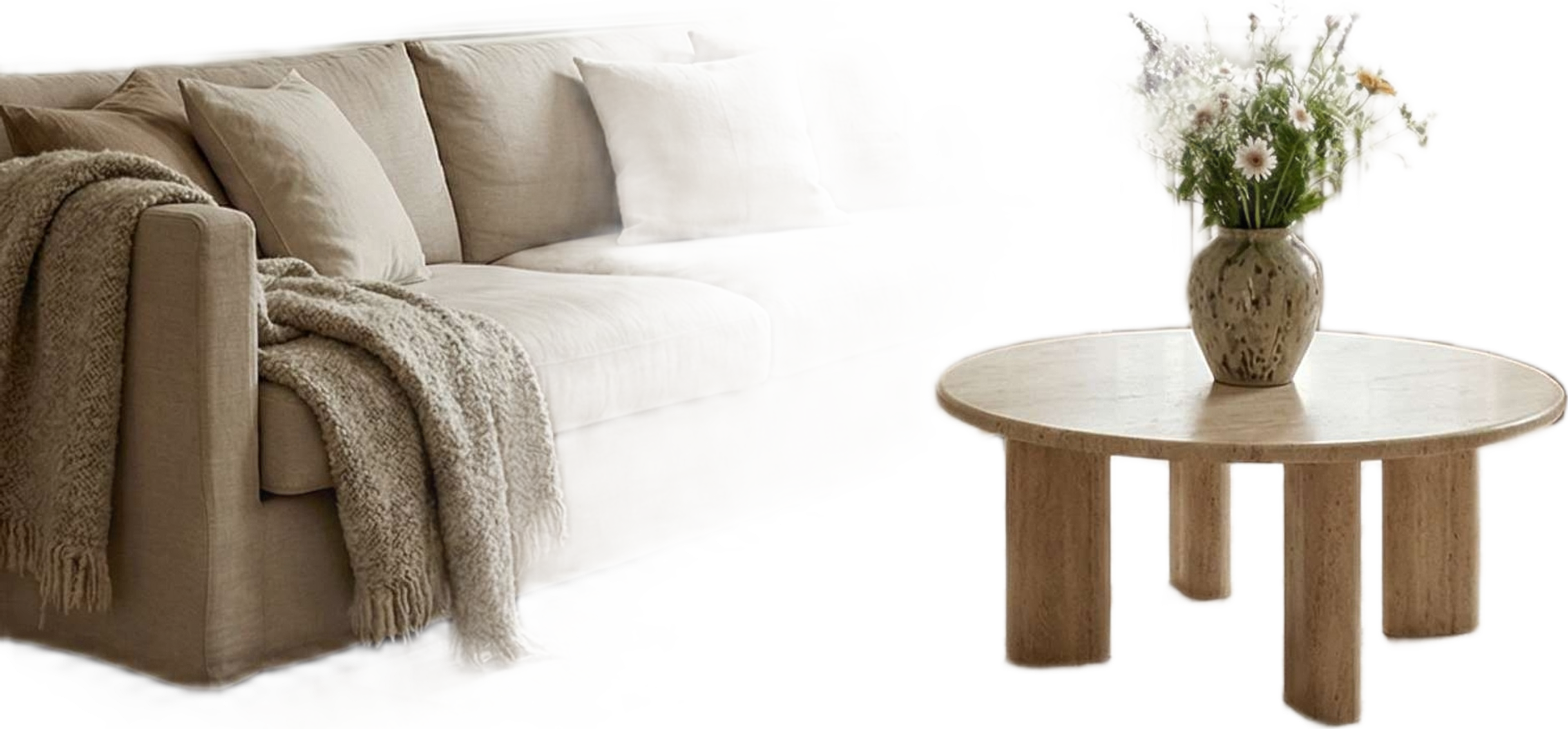 Matta Square, från Classic Collection, i färgen vit/natur. Klicka för att öppna bilden i stort format