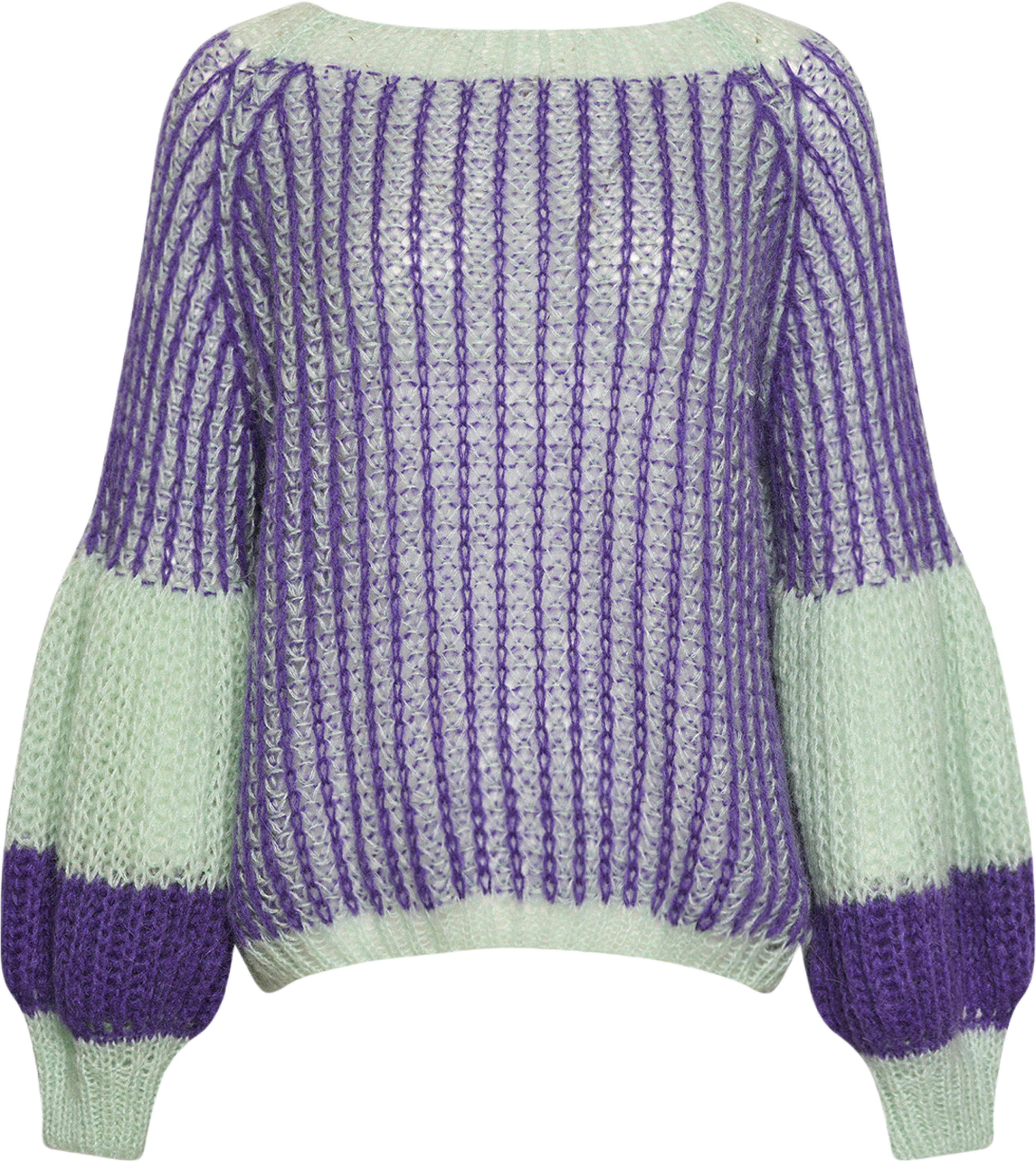 Liana Knit Sweater - Lilac/sage