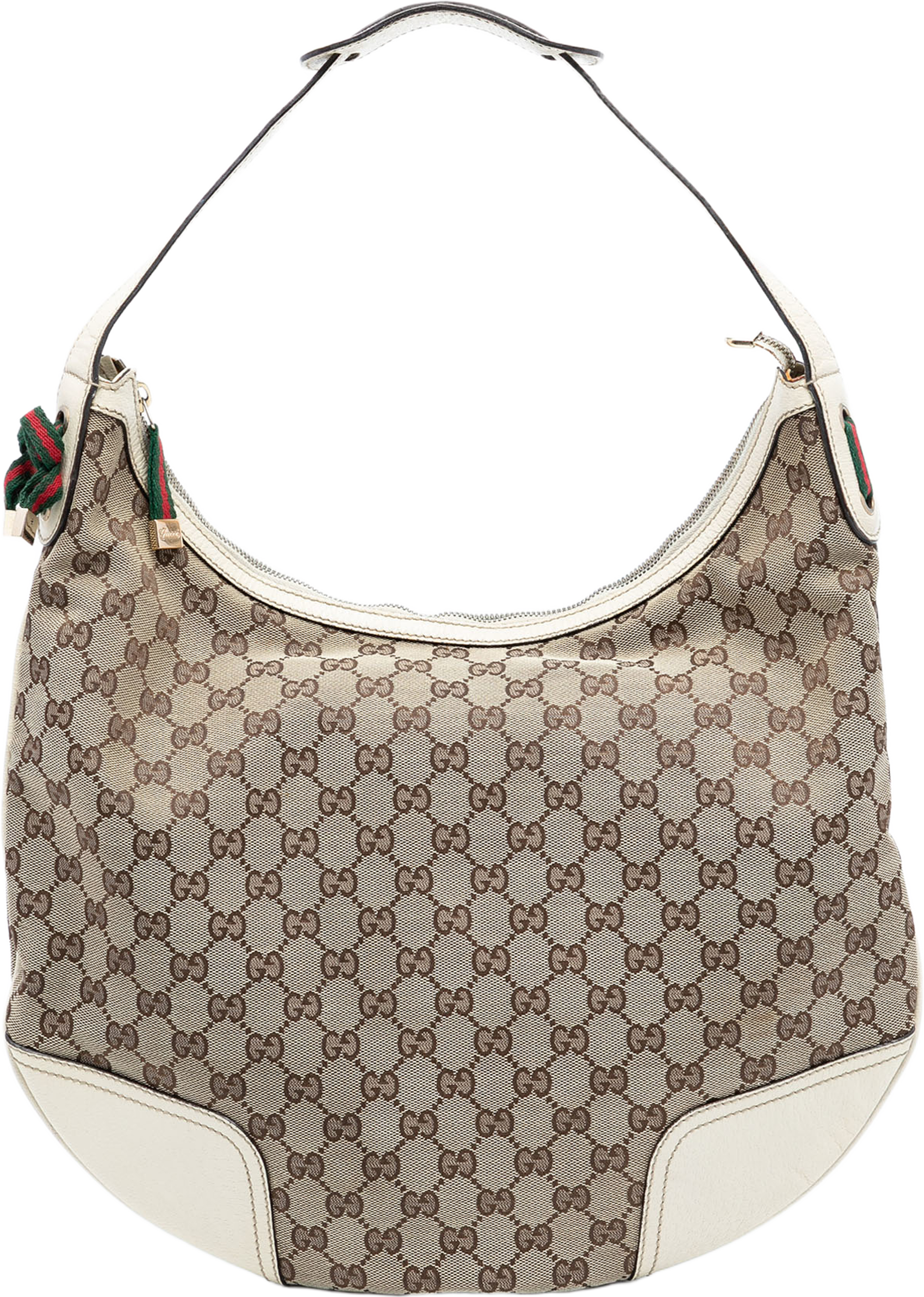 Gucci Large Gg Canvas Princy Hobo, från Luxclusif, i färgen beige. Klicka för att öppna bilden i stort format