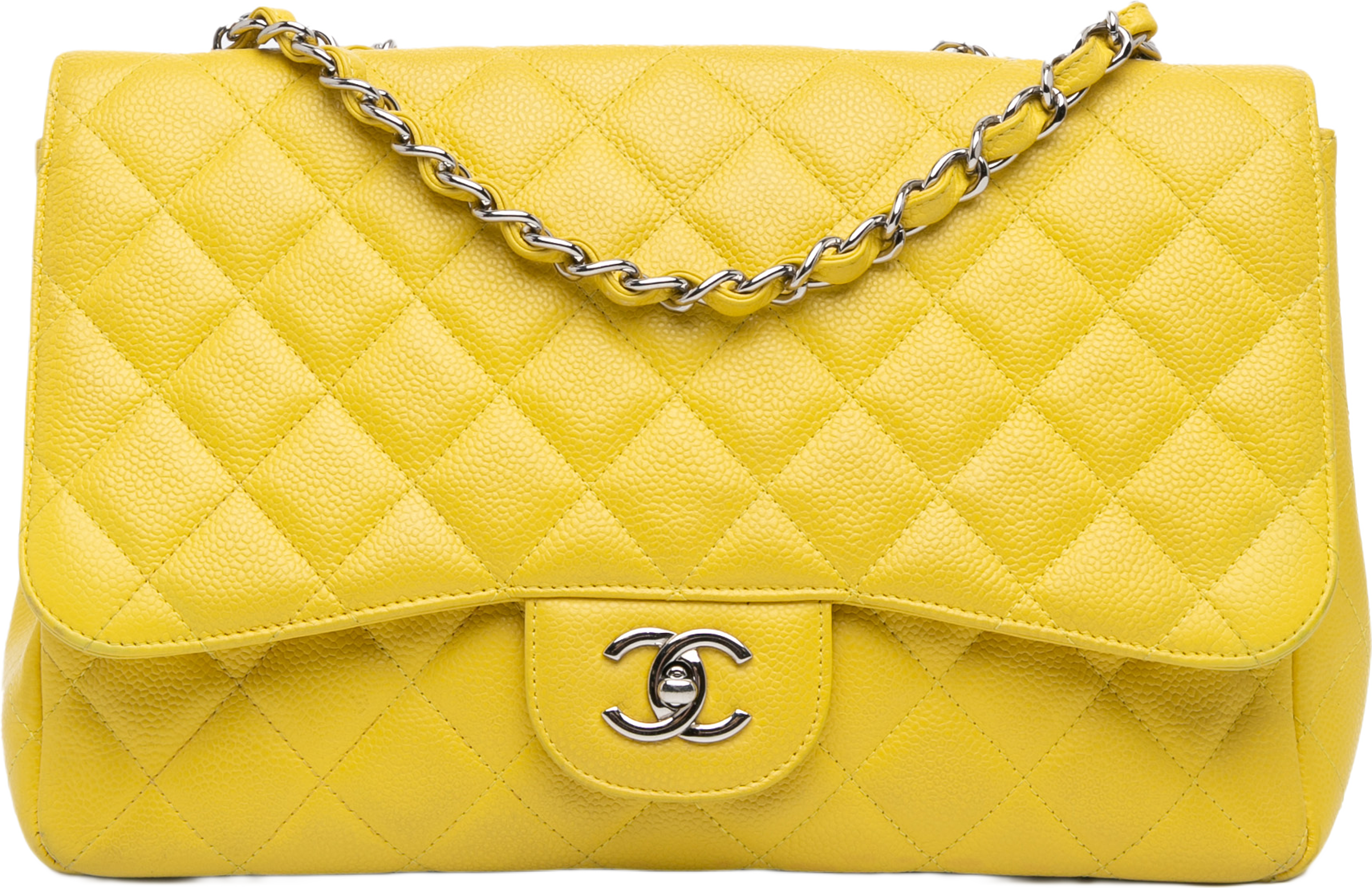 Chanel Jumbo Classic Caviar Single Flap