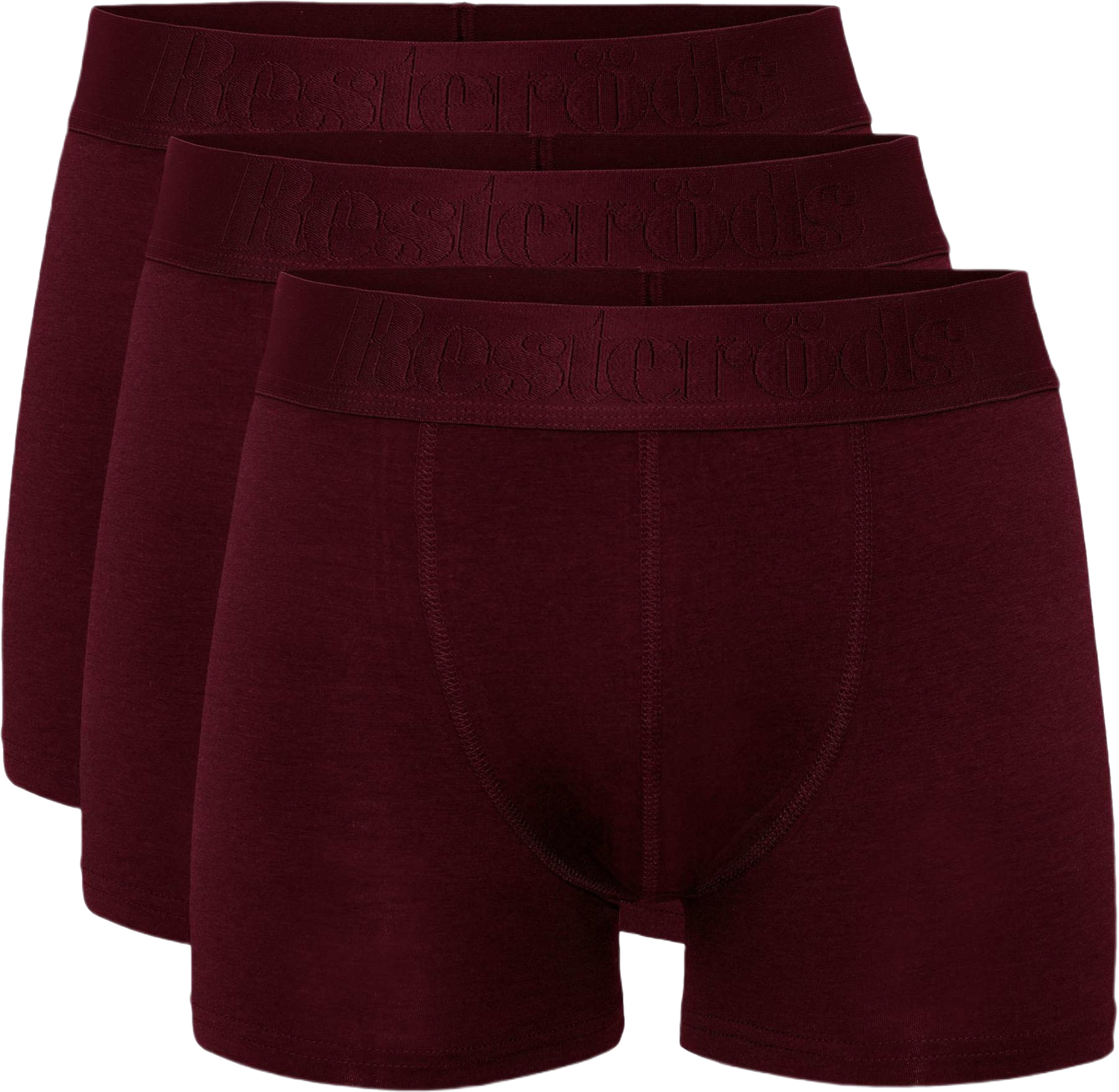 Bambu, Boxer "gunnar", 3-pack, Bordeaux