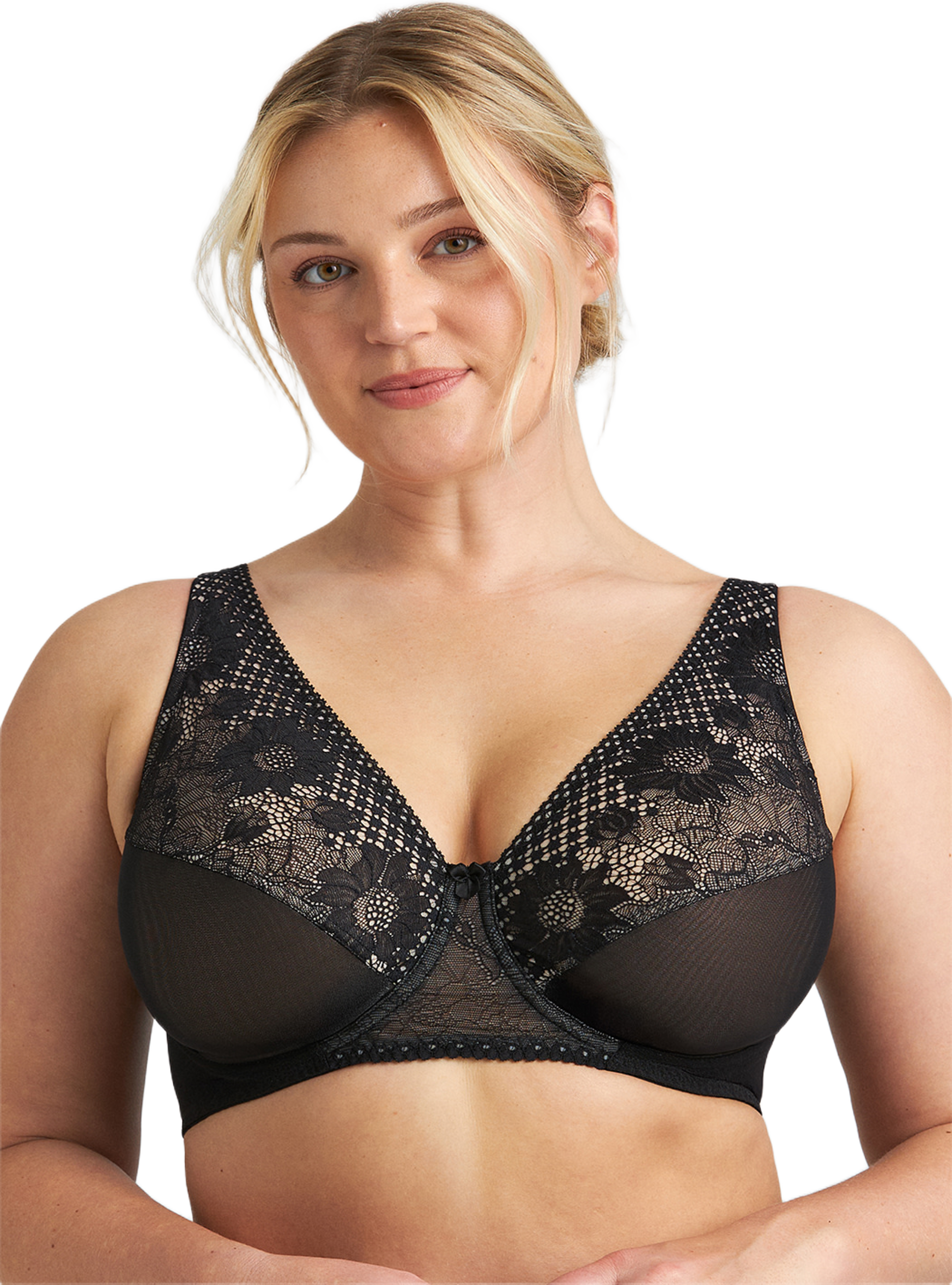 Lace Charm Bh, från Miss Mary of Sweden, i färgen svart. Klicka för att öppna bilden i stort format