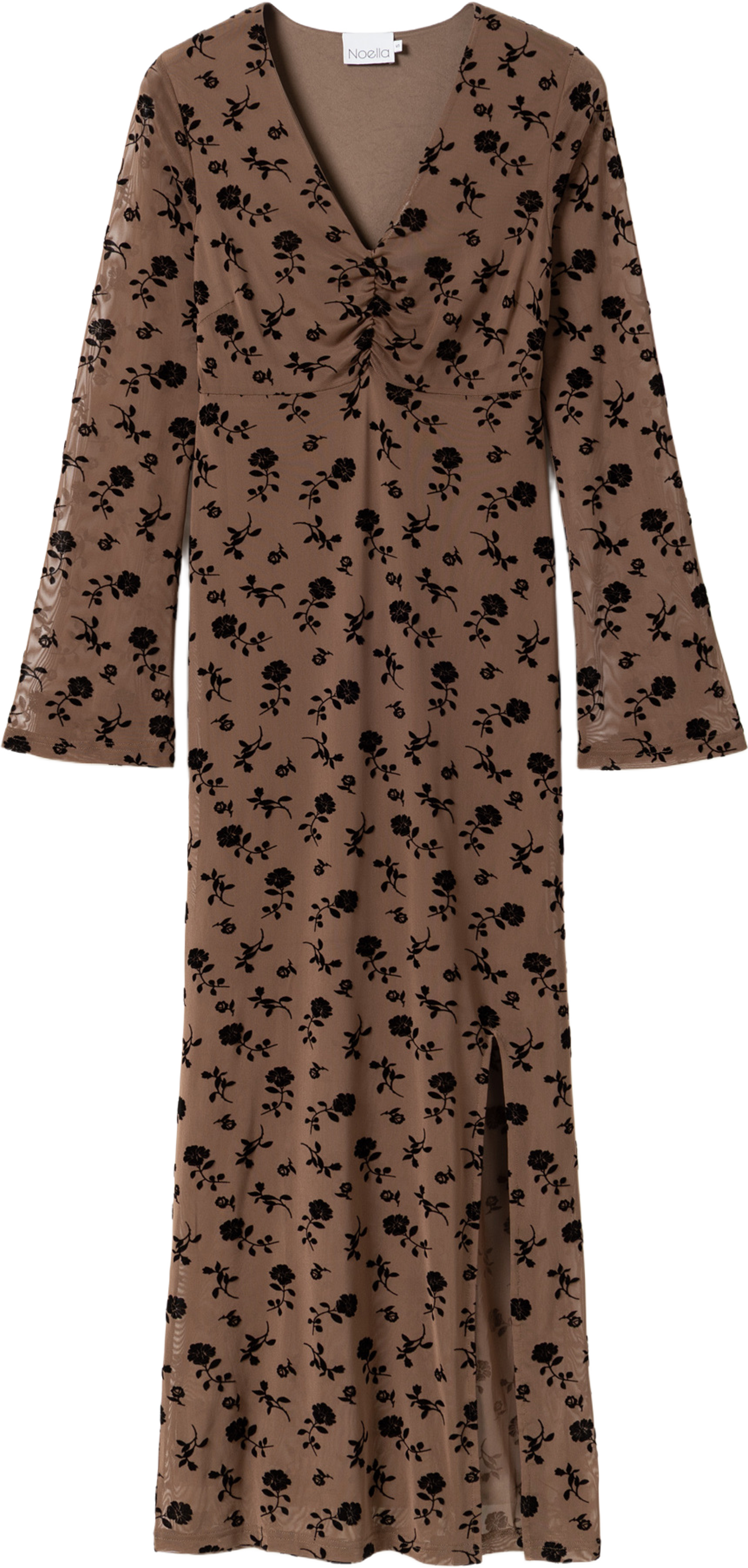 Kameyella Dress - Clarity Morel Print, från Noella, i färgen clarity morel print. Klicka för att öppna bilden i stort format