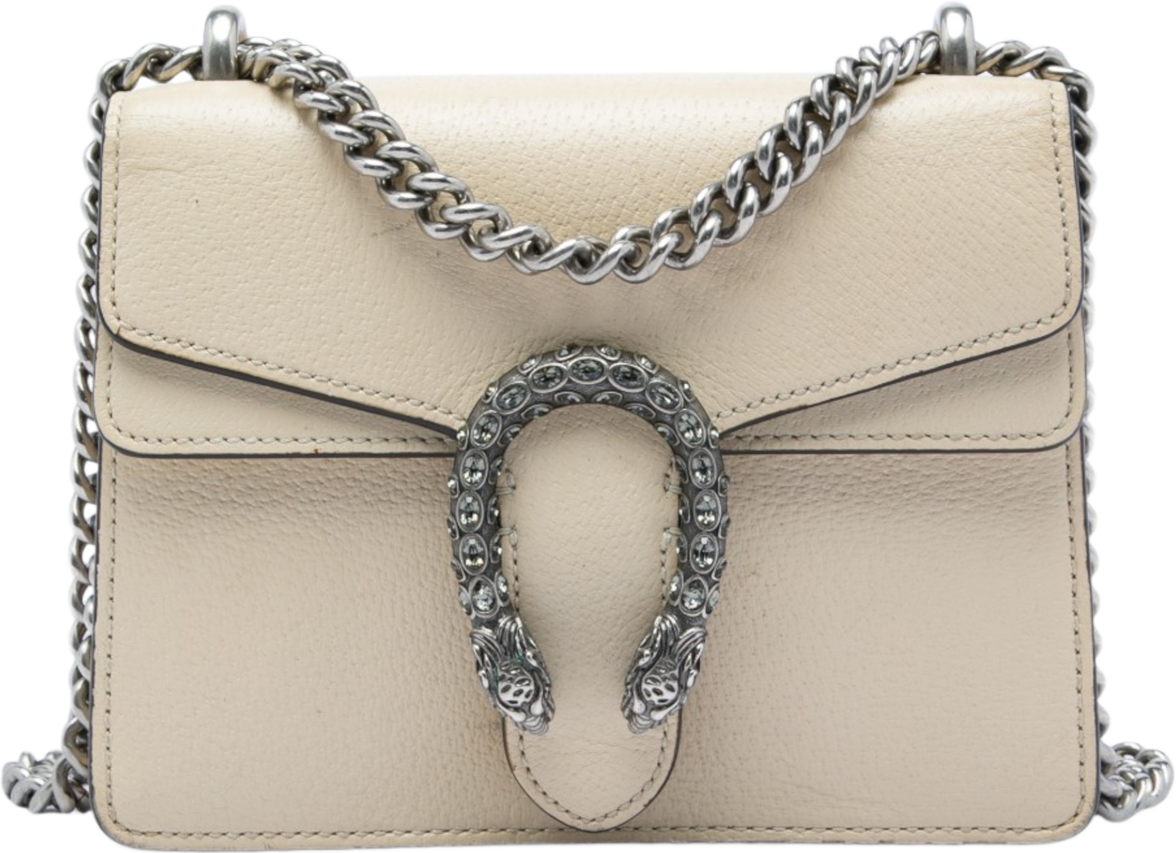 Gucci Small Leather Dionysus Crossbody, från Luxclusif, i färgen brun. Klicka för att öppna bilden i stort format