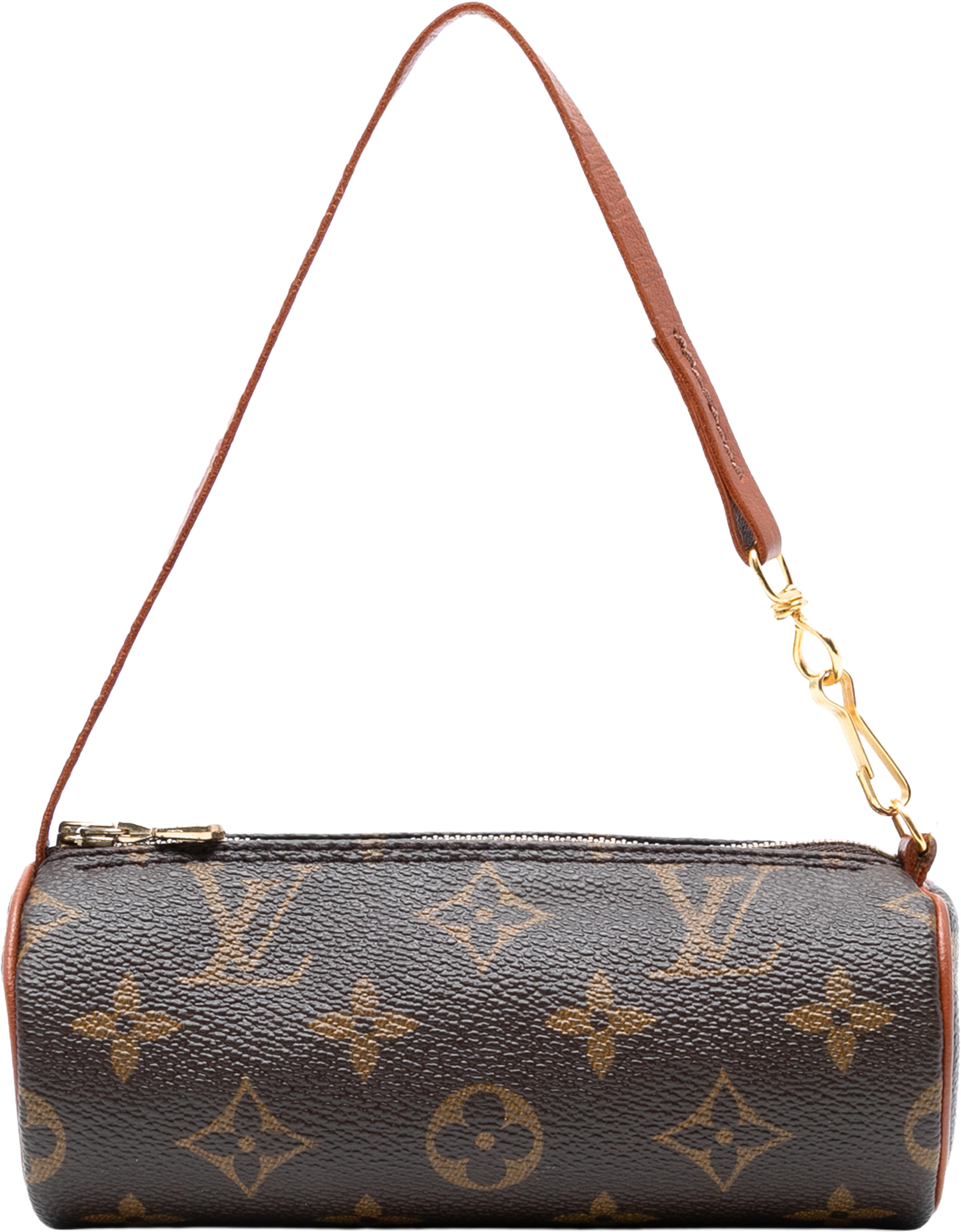 Louis Vuitton Monogram Papillon Pochette, från Luxclusif, i färgen brown. Klicka för att öppna bilden i stort format