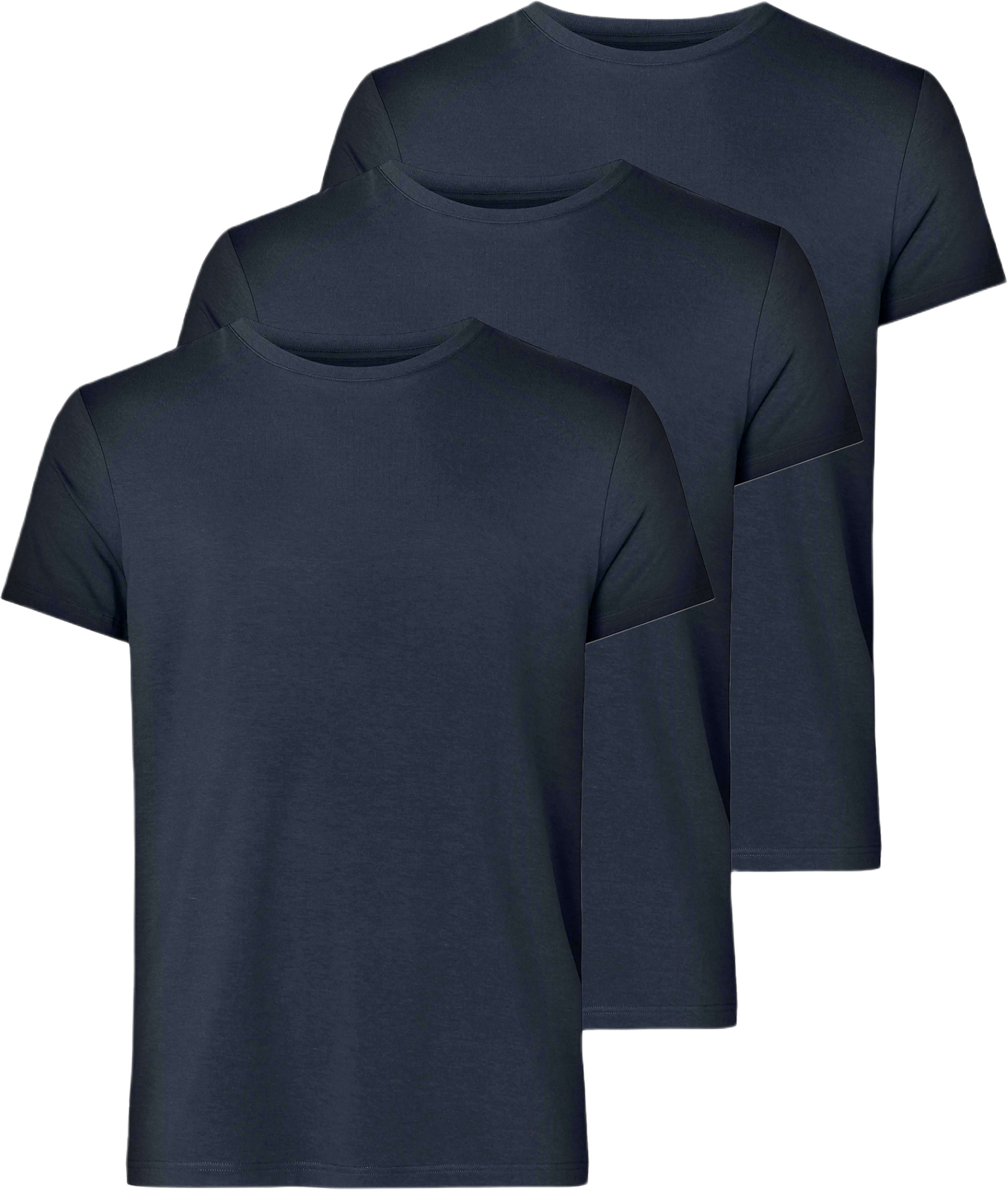 3-pack Bambu, T-shirt O-neck, Navy