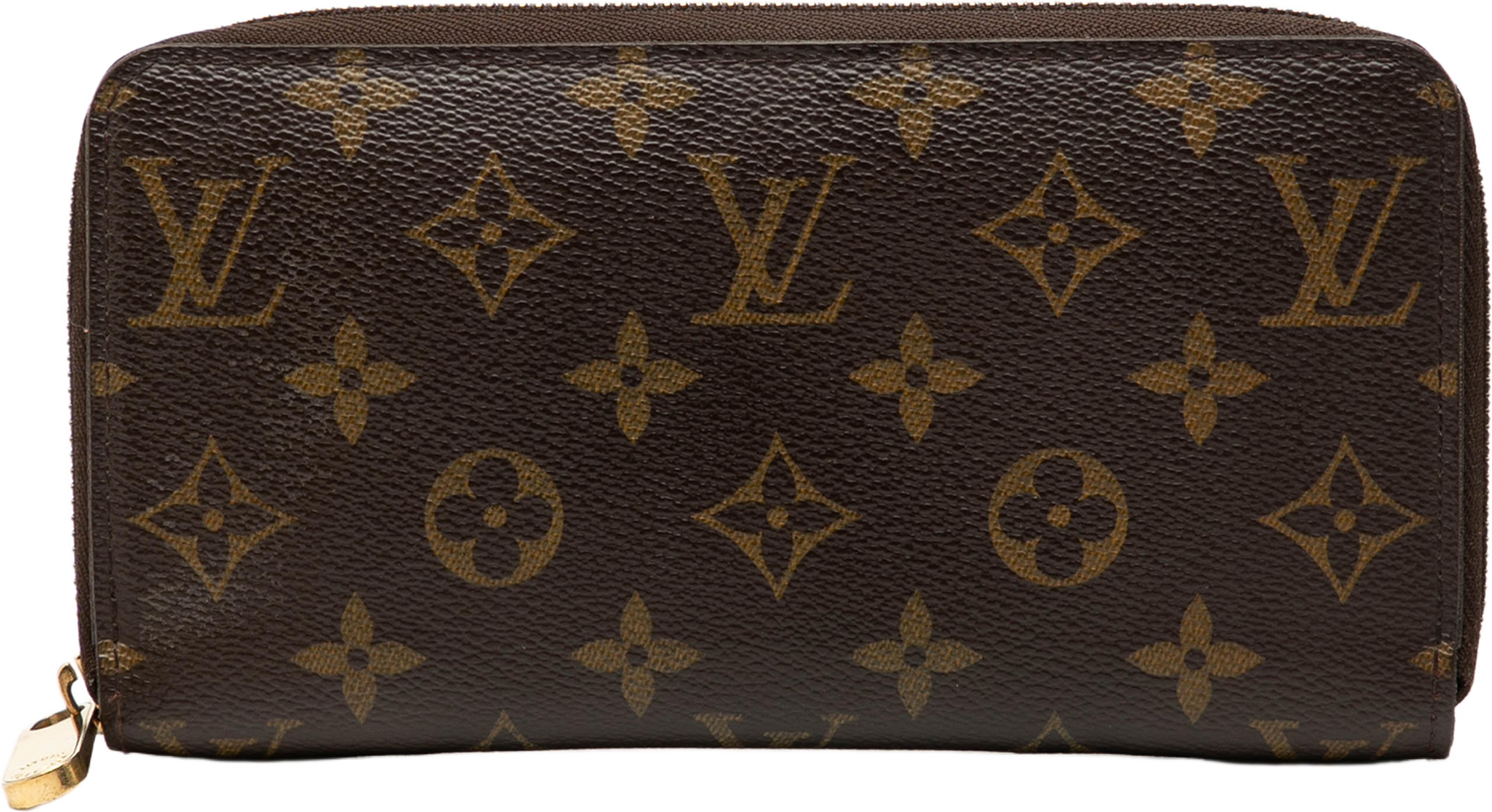 Louis Vuitton Monogram Zippy Long Wallet, från Luxclusif, i färgen brown. Klicka för att öppna bilden i stort format