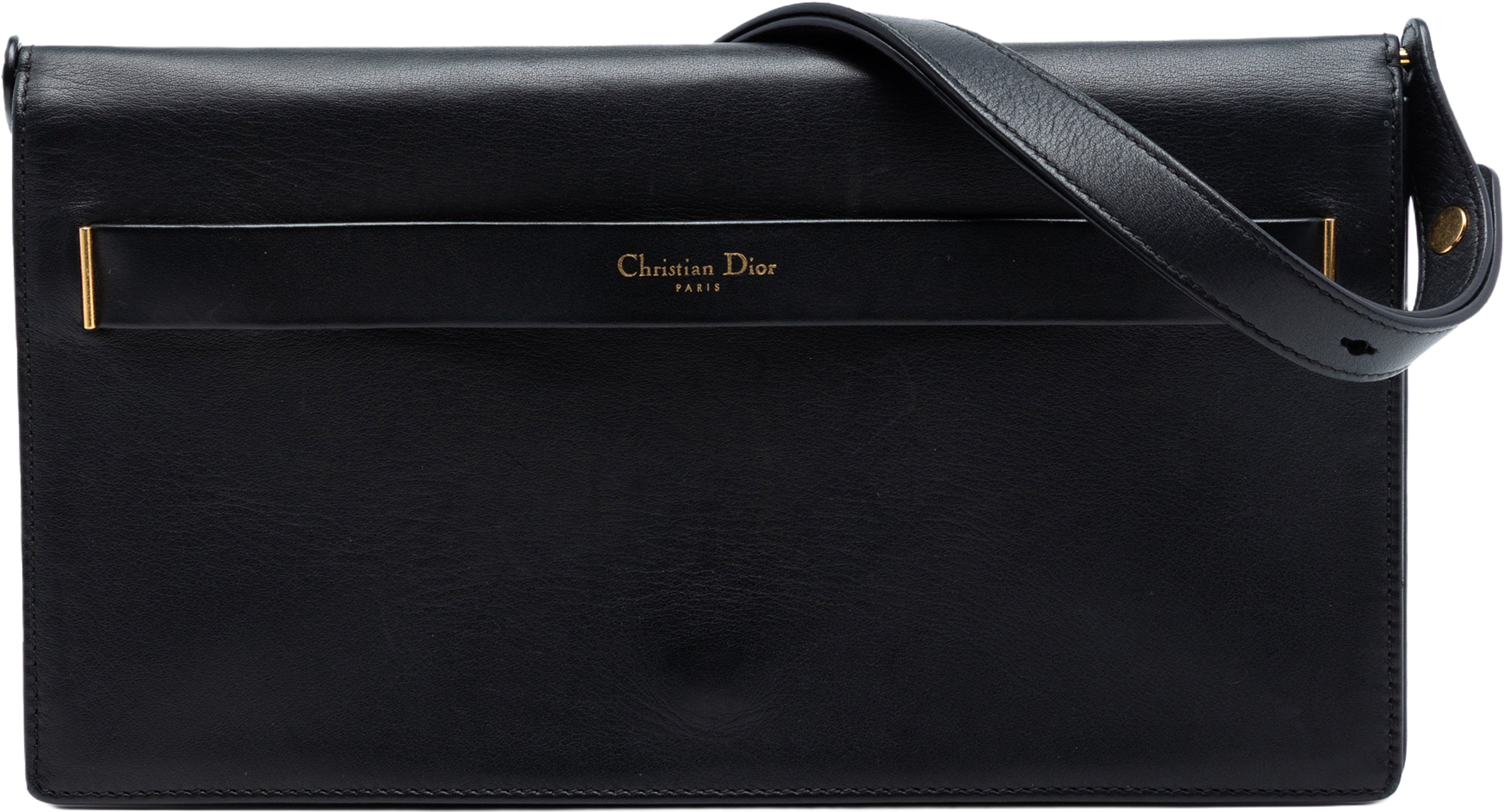 Dior Smooth Calfskin Handbag, från Luxclusif, i färgen black. Klicka för att öppna bilden i stort format