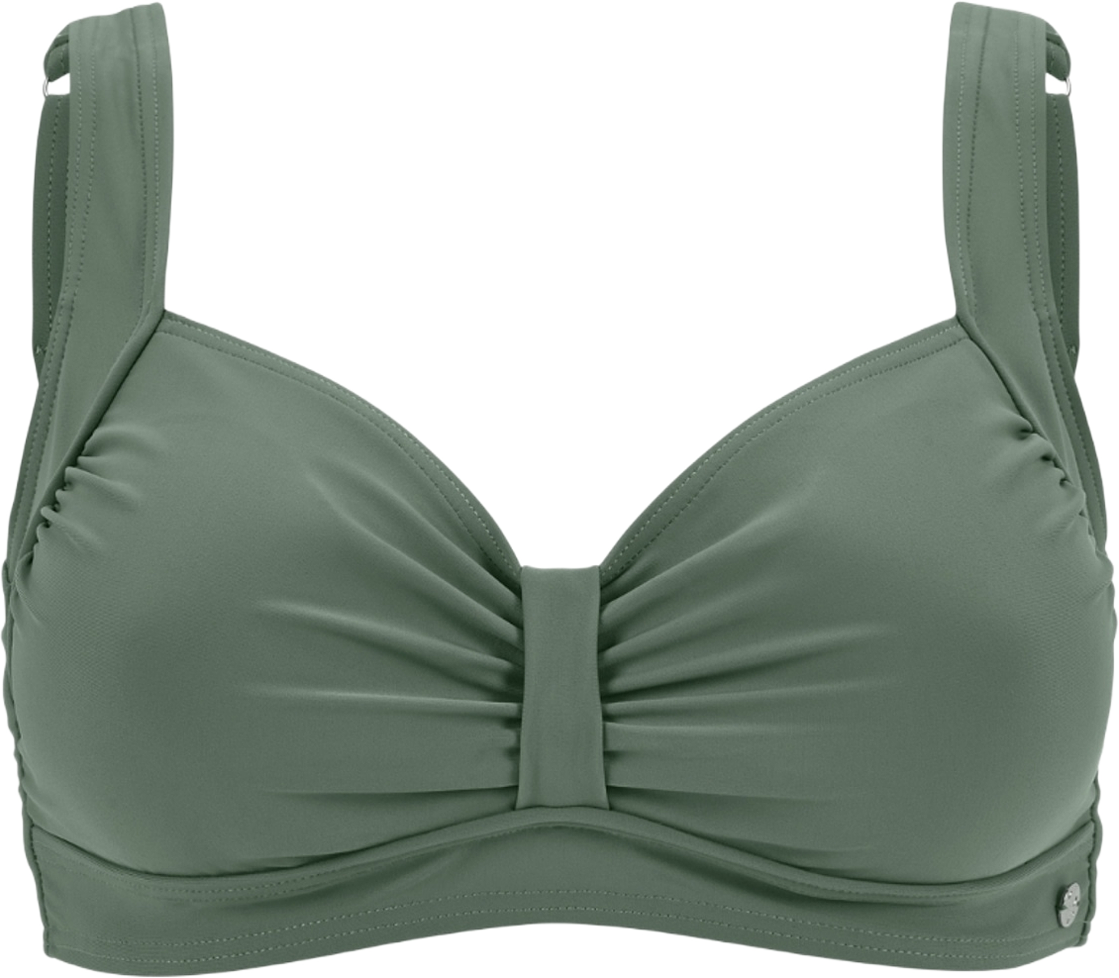 Malta Excellent Bikini-bh, från Swegmark, i färgen olive green. Klicka för att öppna bilden i stort format