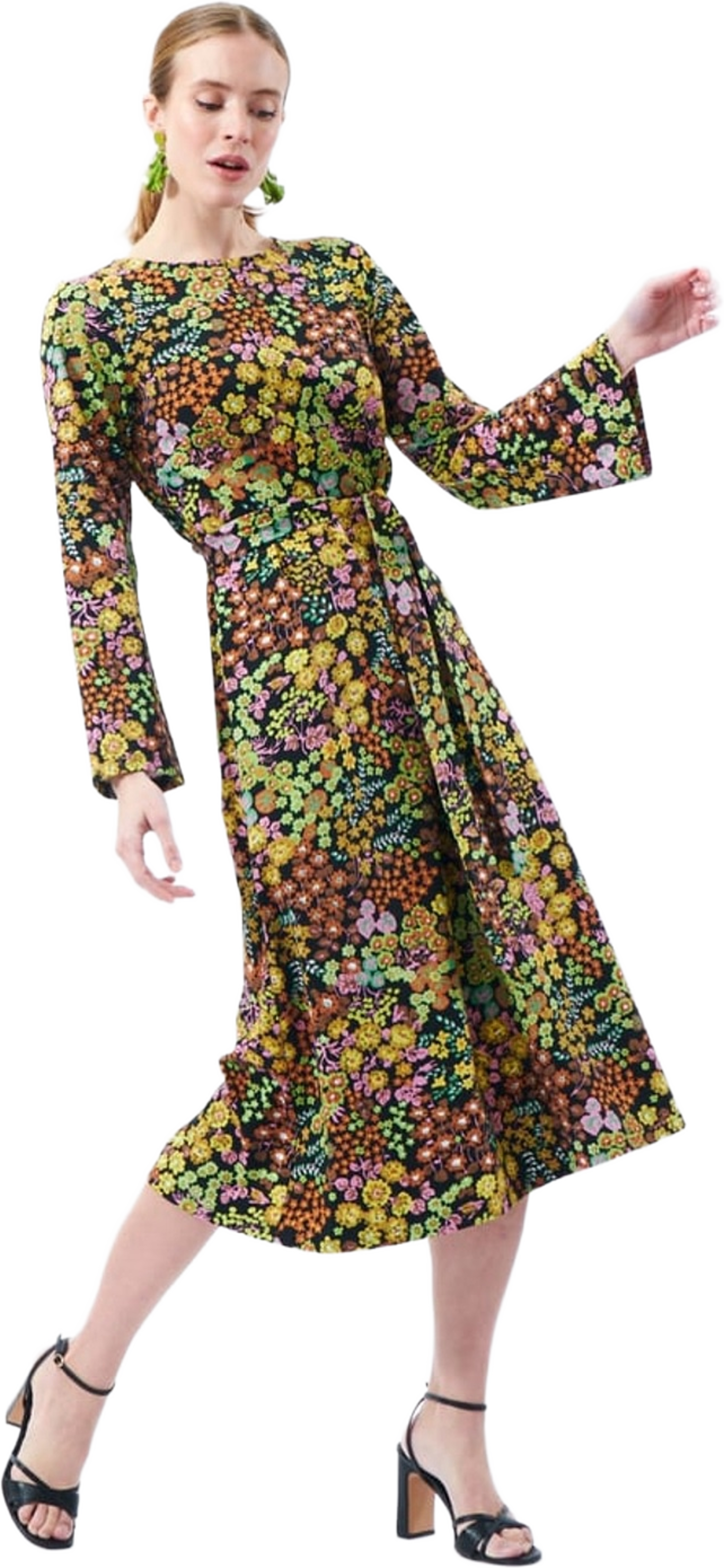 Lenita Dress, från Jumperfabriken, i färgen multi. Klicka för att öppna bilden i stort format