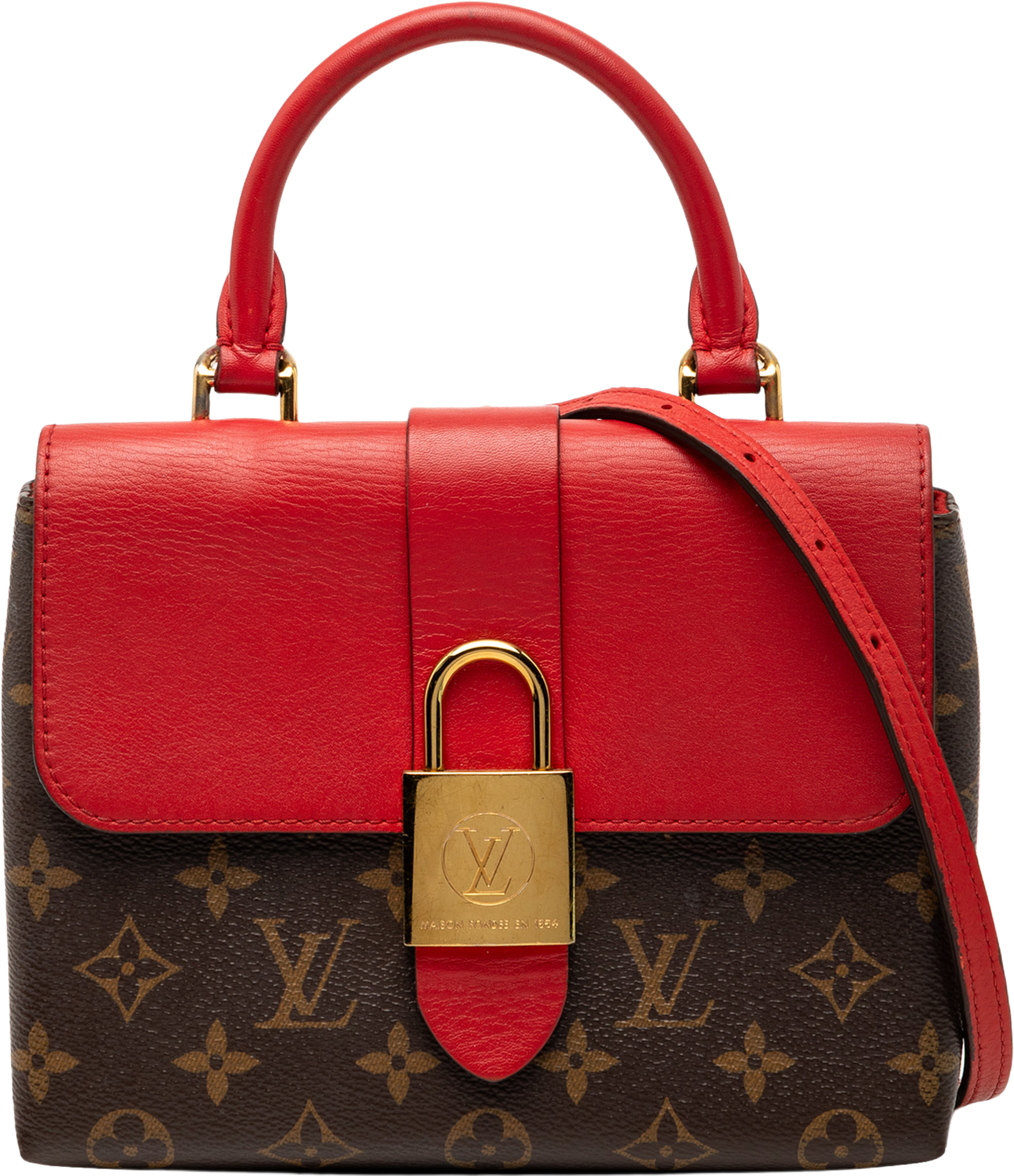 Louis Vuitton Monogram Locky Bb, från Luxclusif, i färgen brown. Klicka för att öppna bilden i stort format