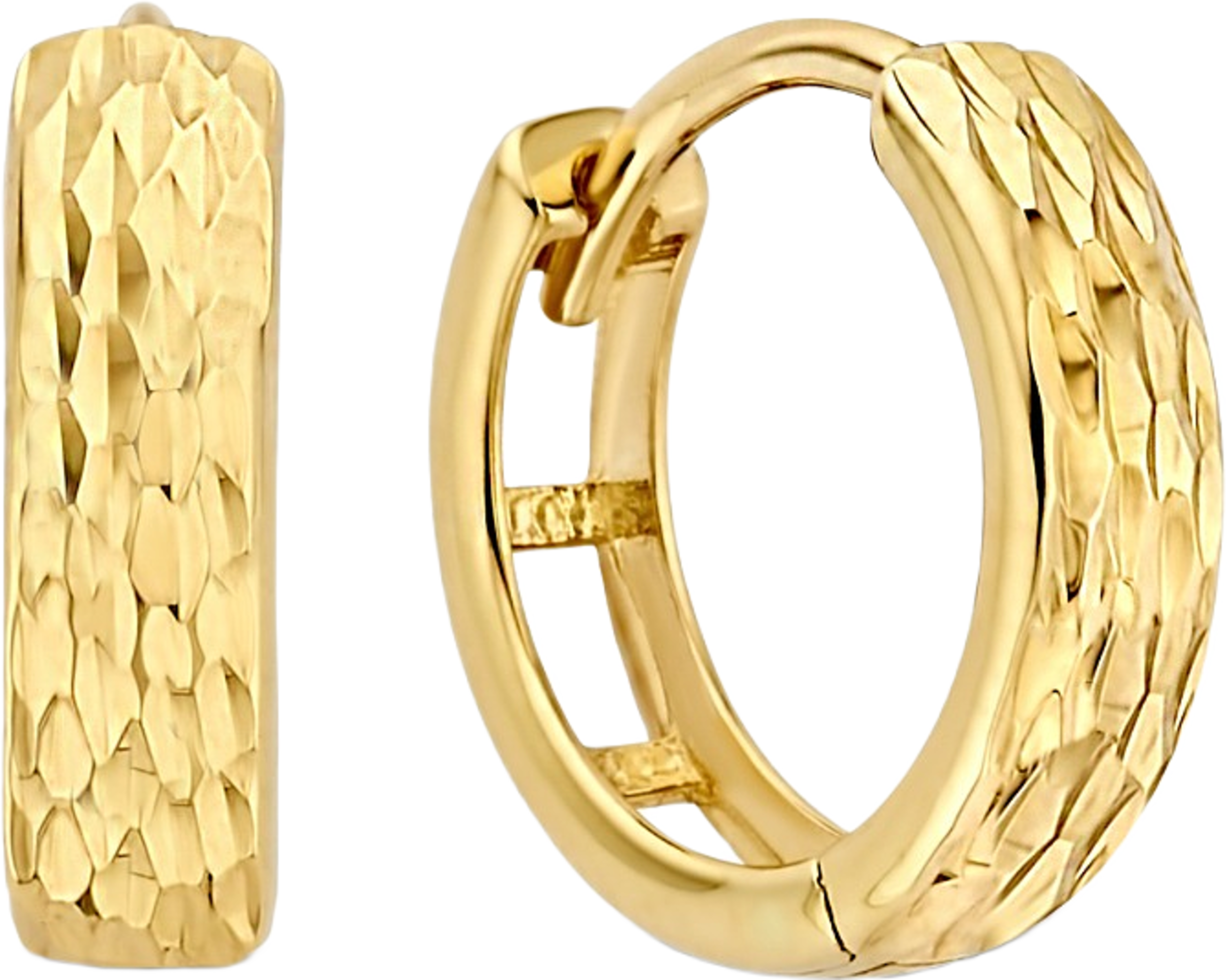Rivoli 14 Karat Guld Creoler