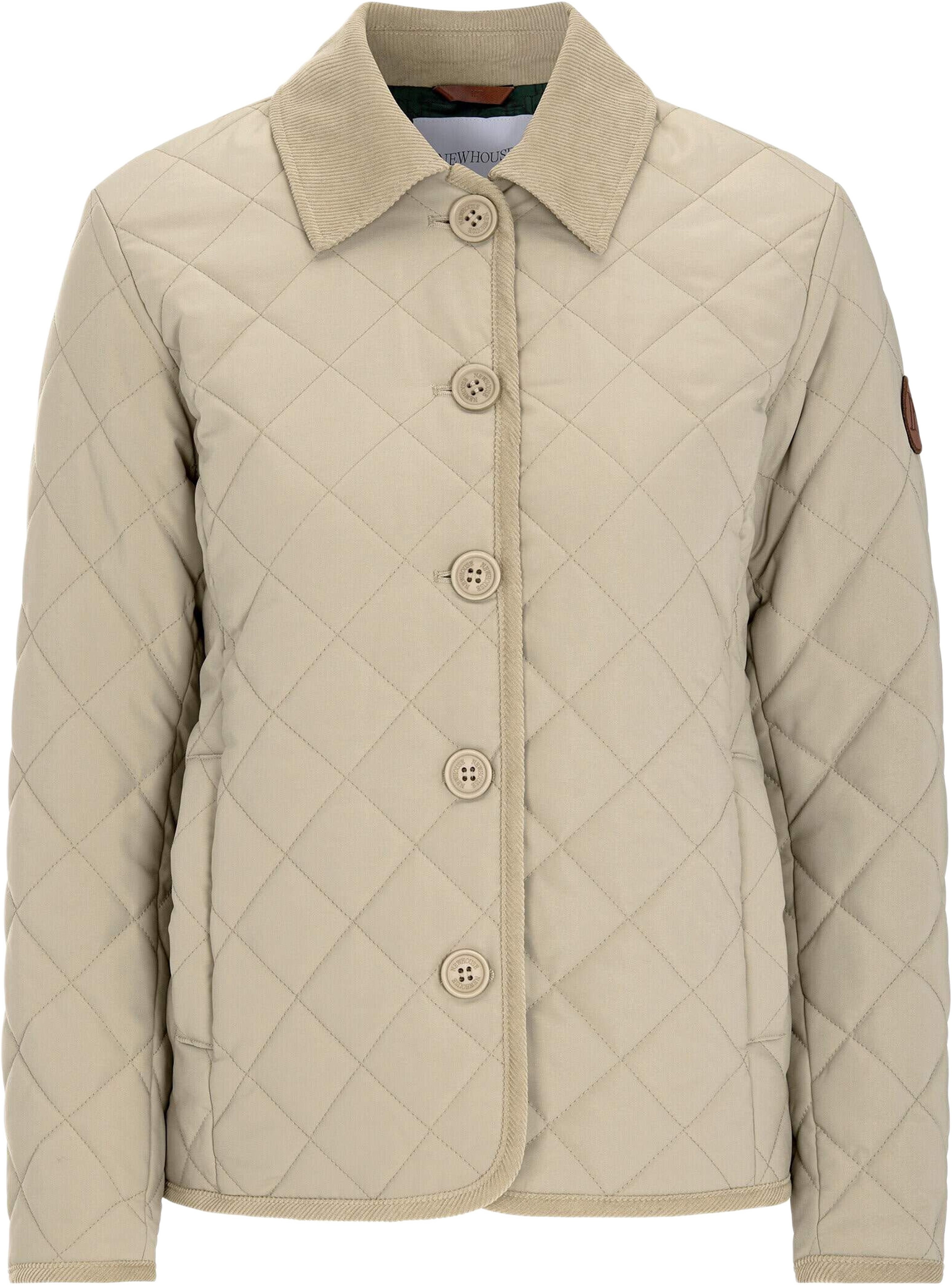 Naomi Quilted Jacket, från Newhouse, i färgen american khaki. Klicka för att öppna bilden i stort format
