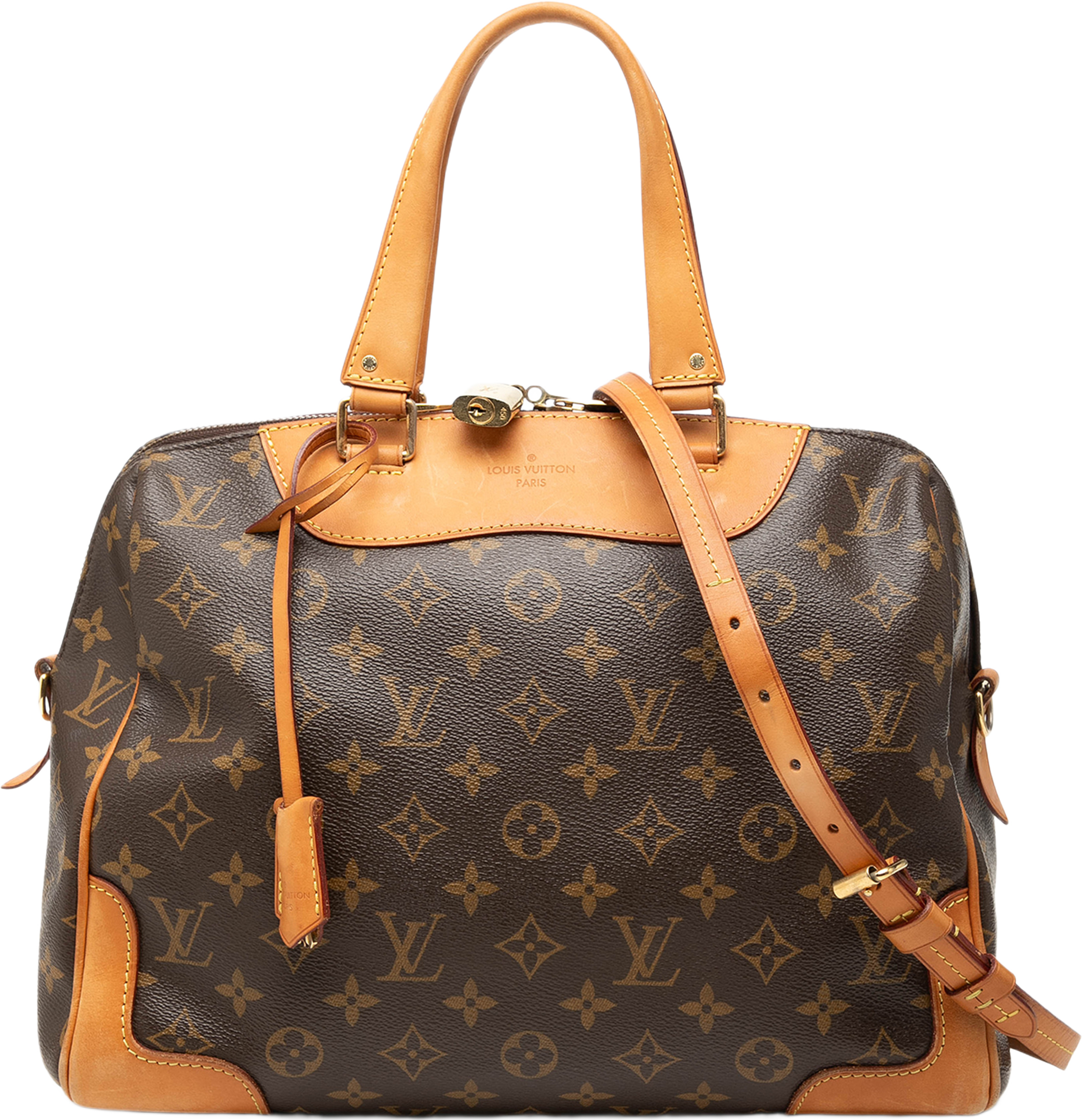 Louis Vuitton Monogram Retiro Pm, från Luxclusif, i färgen brun. Klicka för att öppna bilden i stort format