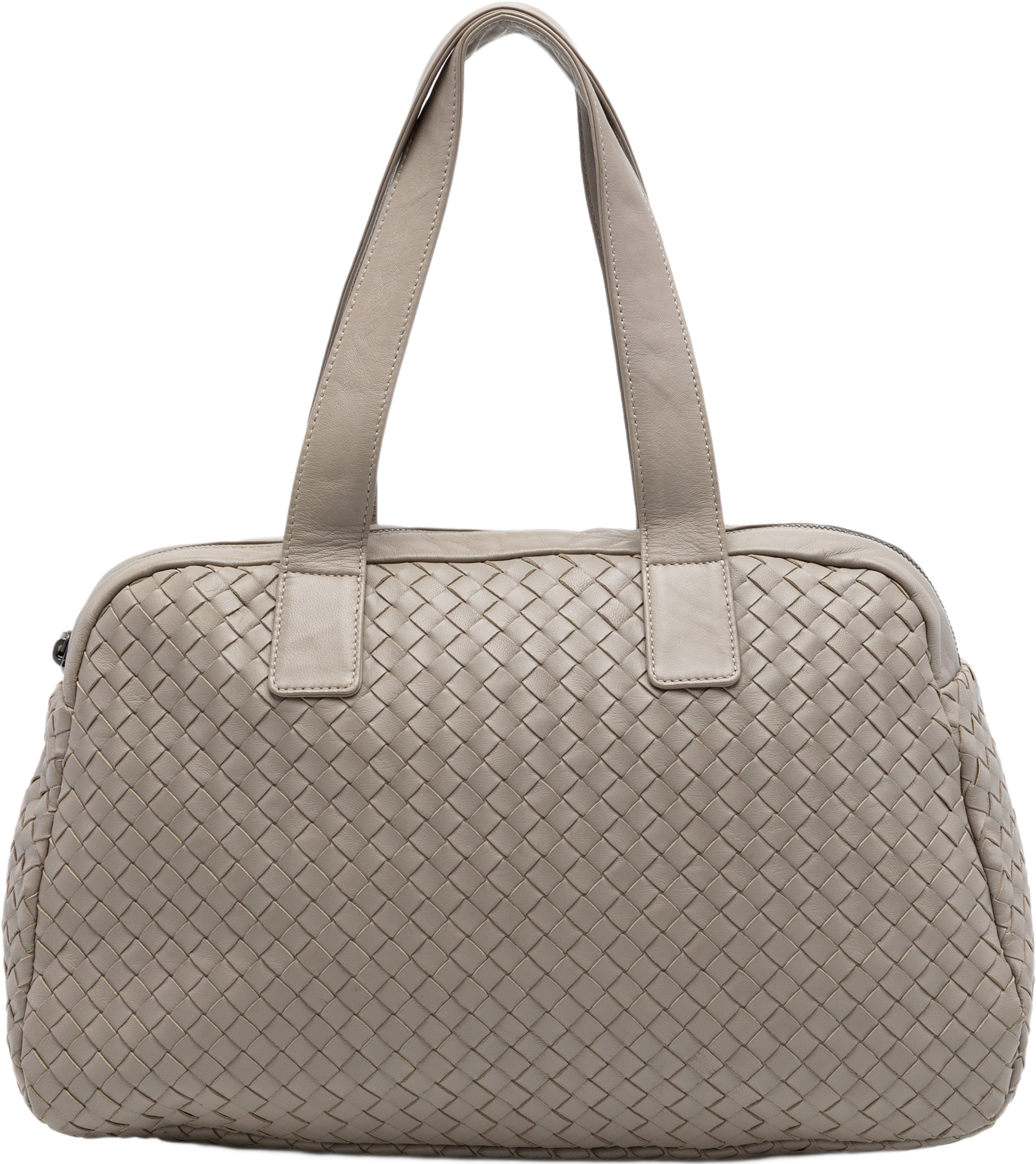 Bottega Veneta Nappa Intrecciato Handbag, från Luxclusif, i färgen brun. Klicka för att öppna bilden i stort format