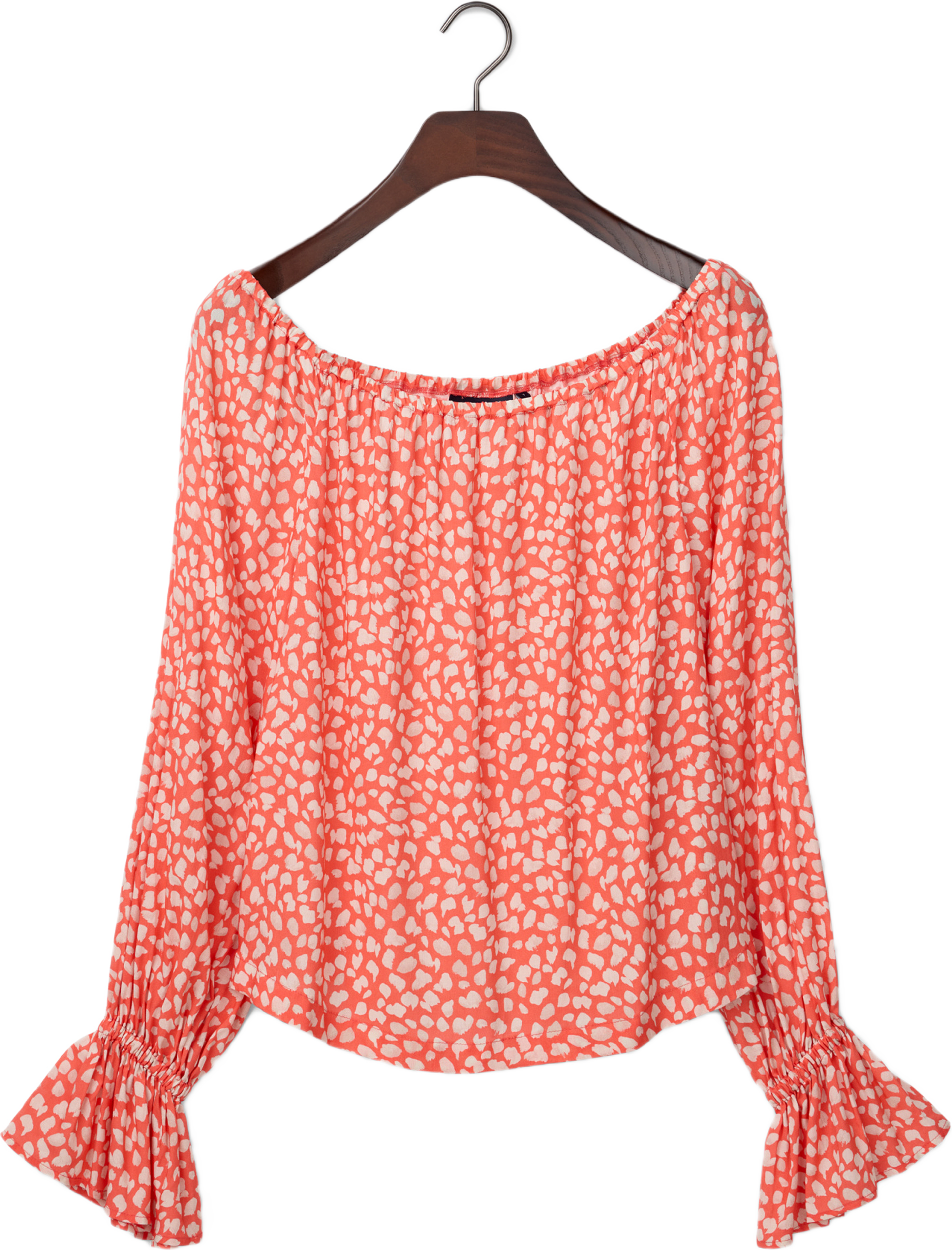 Printed Off The Shoulder Blouse