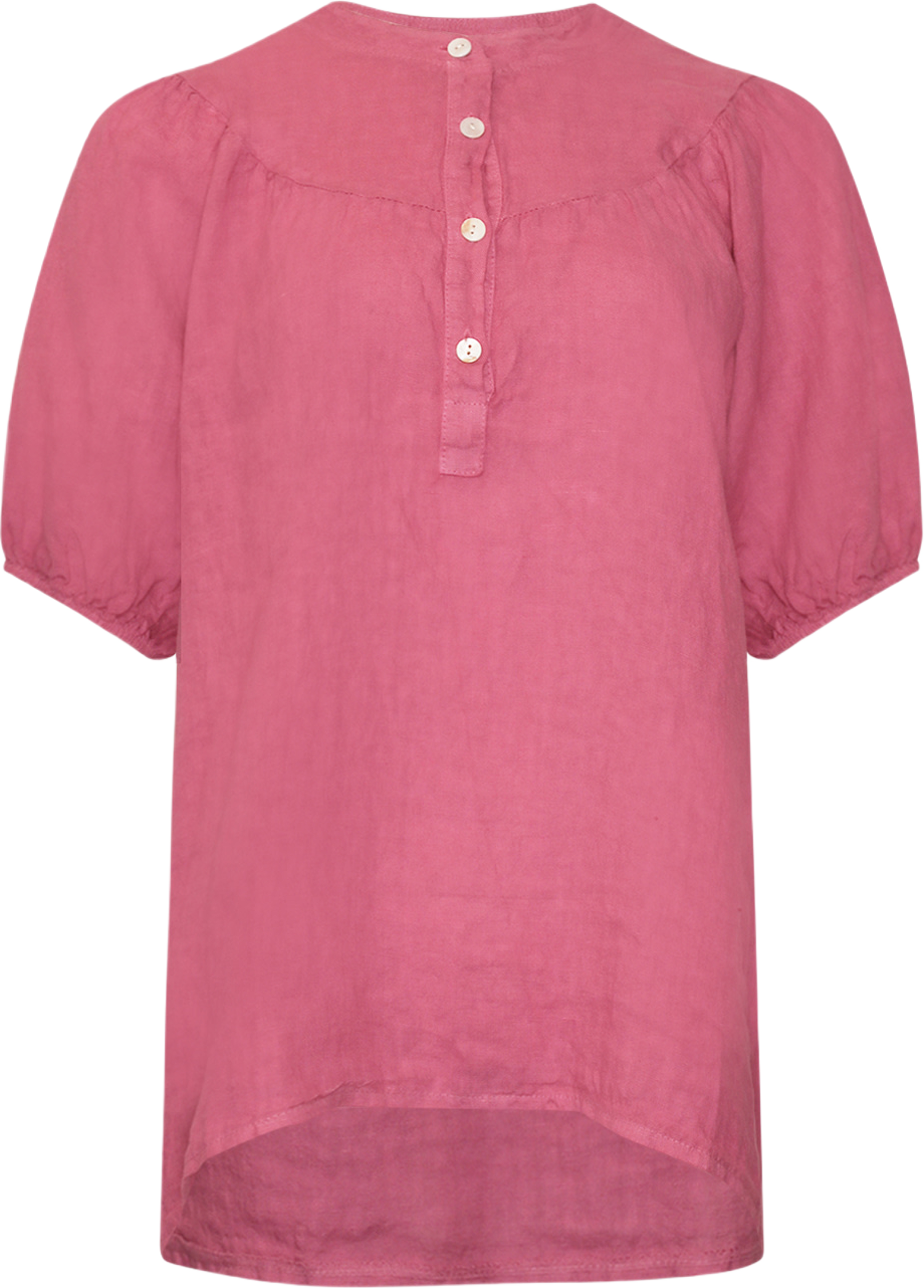 Ivy, Blouse, Linen - Betty Pink