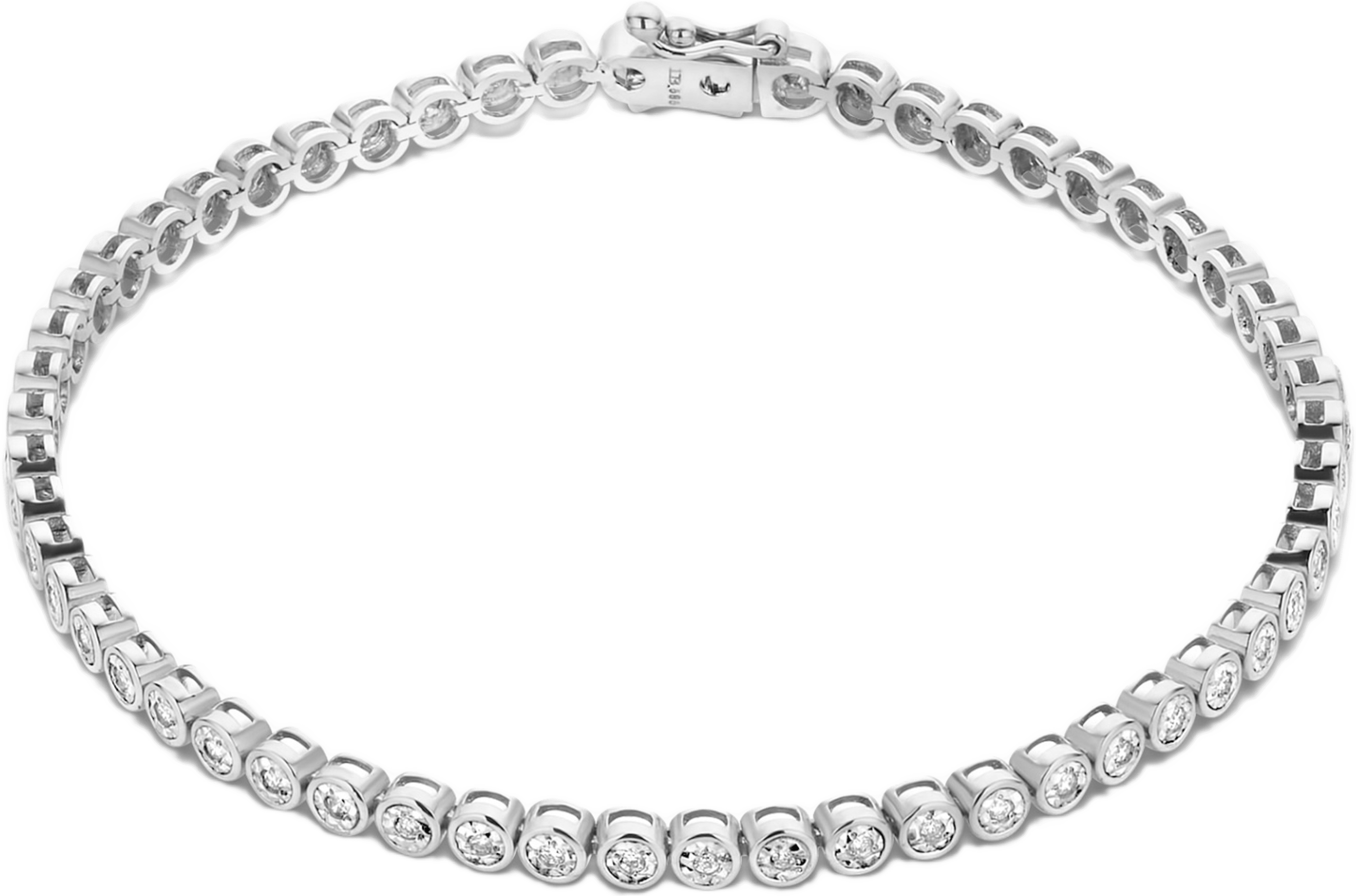 De La Paix 14 Karat Vitguld Armband