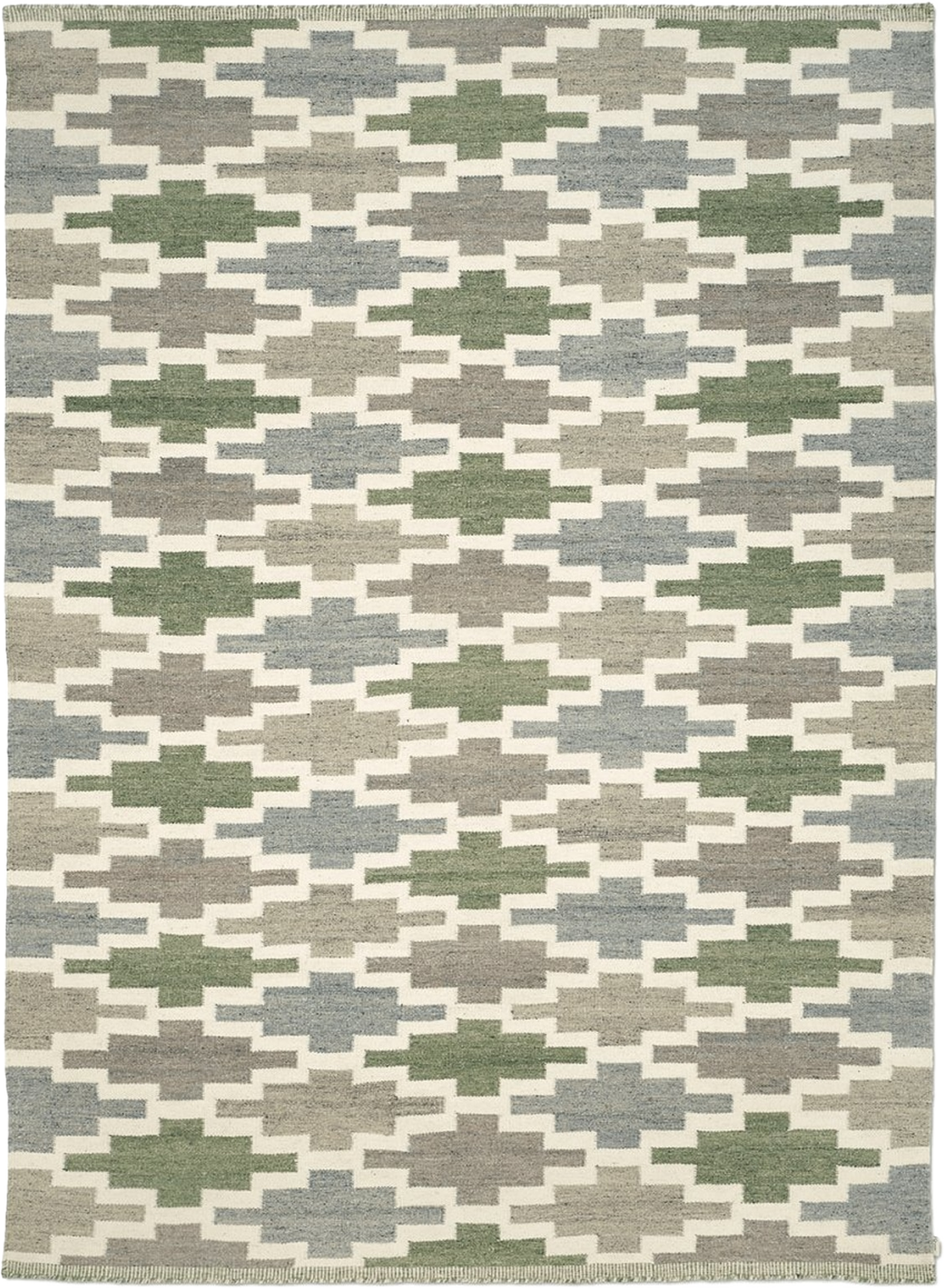 Korsnäs 200x300 cm, från Classic Collection, i färgen Blå/Grön. Klicka för att öppna bilden i stort format