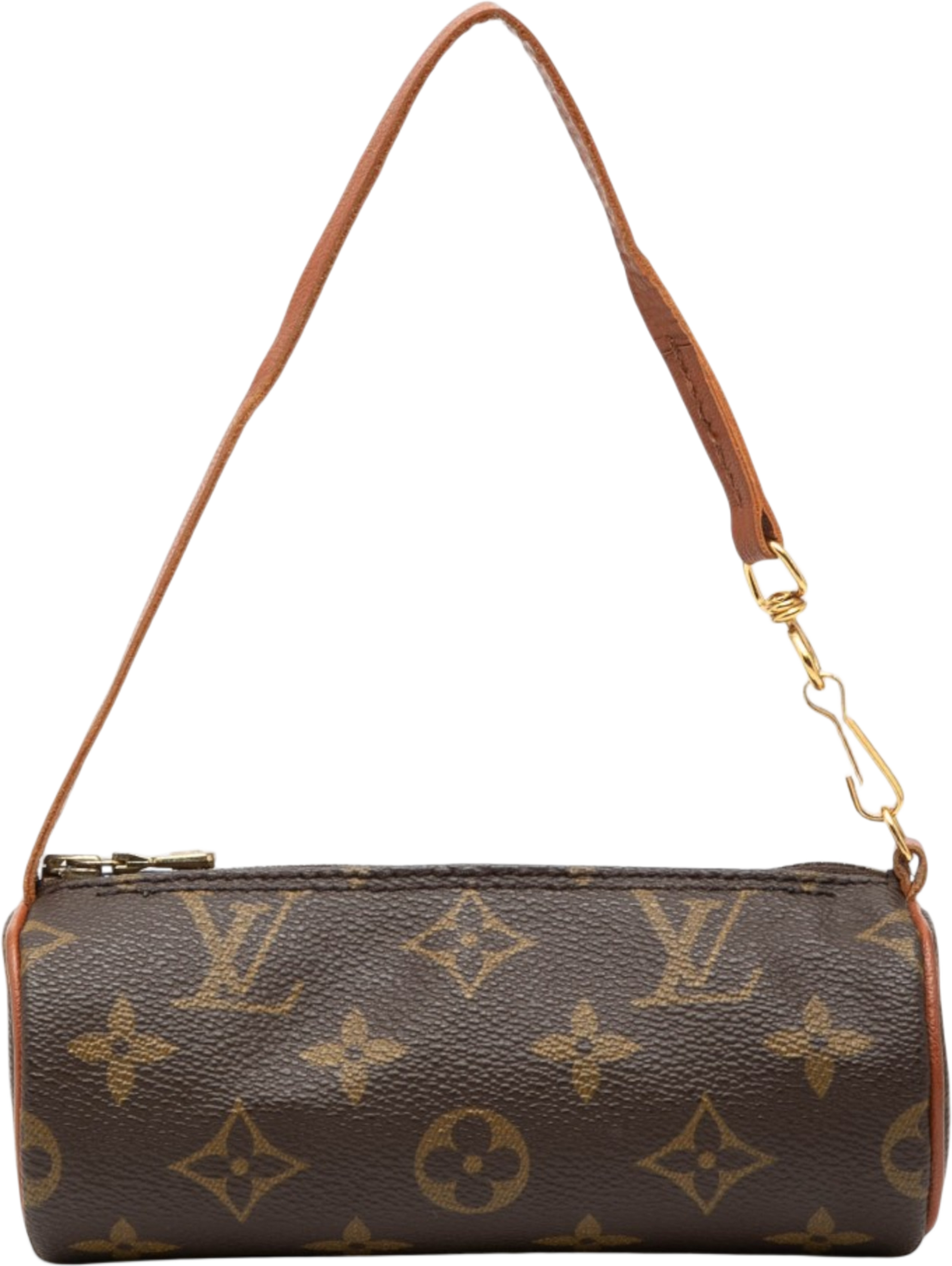 Louis Vuitton Monogram Papillon Pochette, från Luxclusif, i färgen brown. Klicka för att öppna bilden i stort format