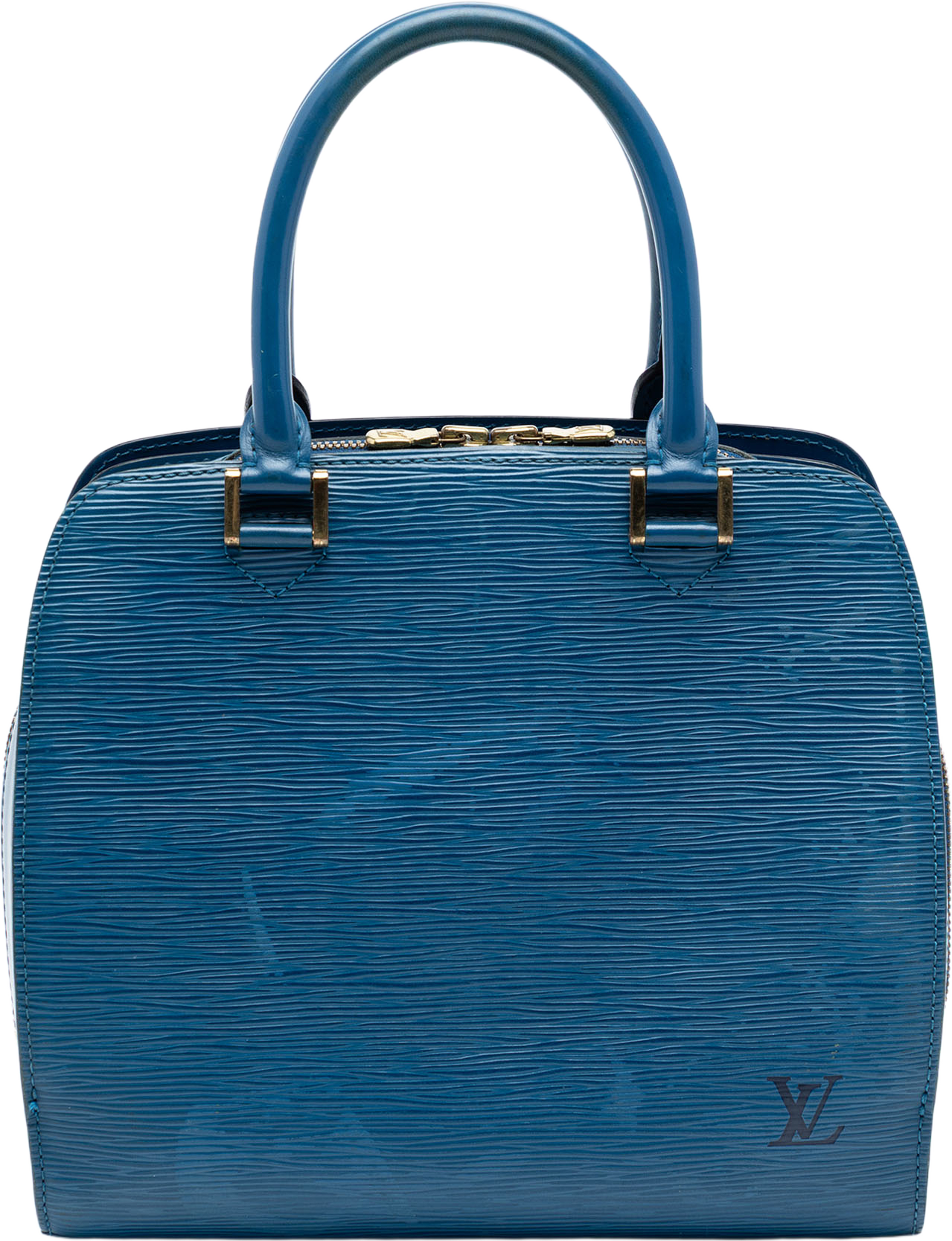 Louis Vuitton Epi Pont Neuf Pm, från Luxclusif, i färgen blue. Klicka för att öppna bilden i stort format