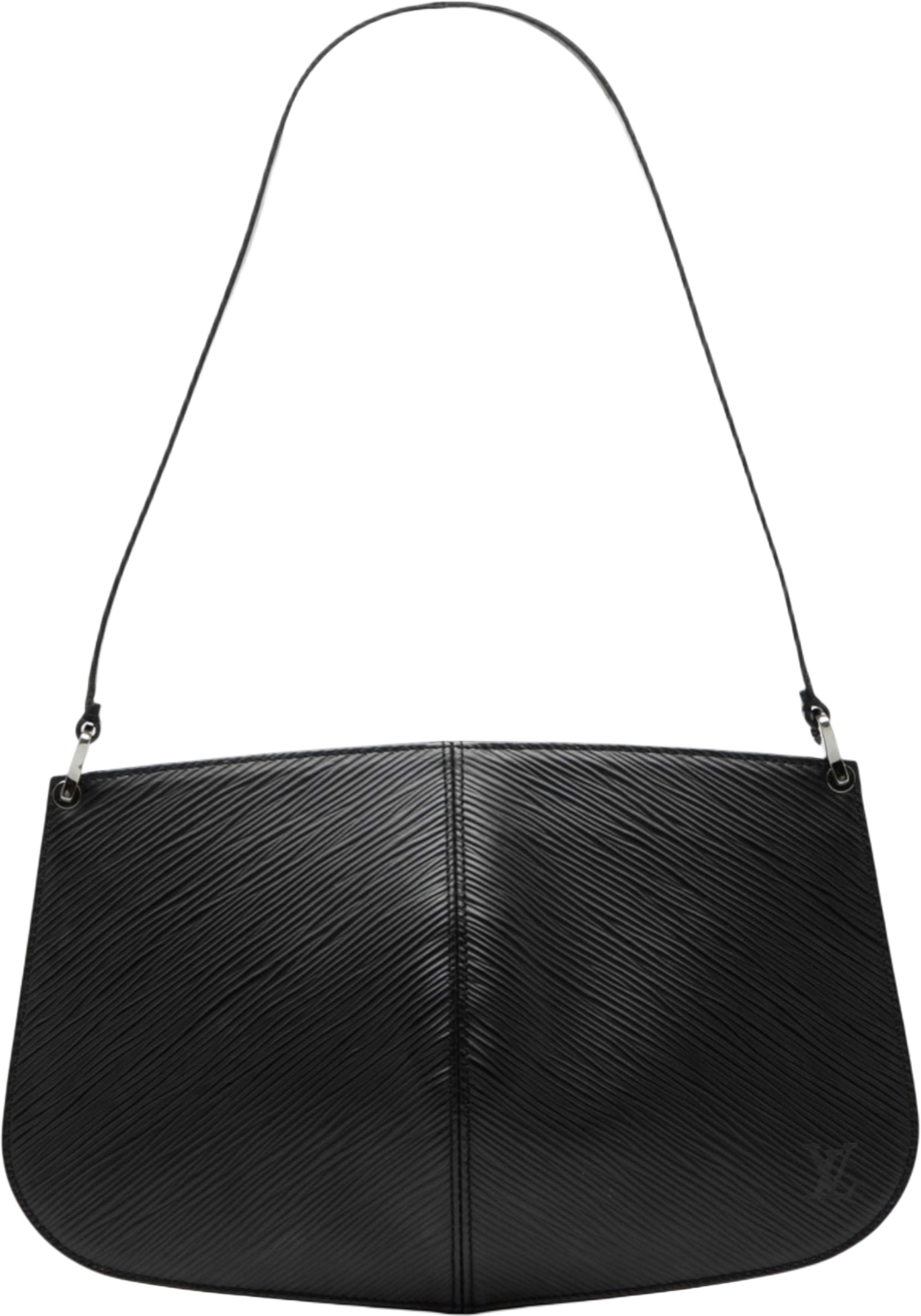 Louis Vuitton Epi Demi Lune Pochette, från Luxclusif, i färgen black. Klicka för att öppna bilden i stort format