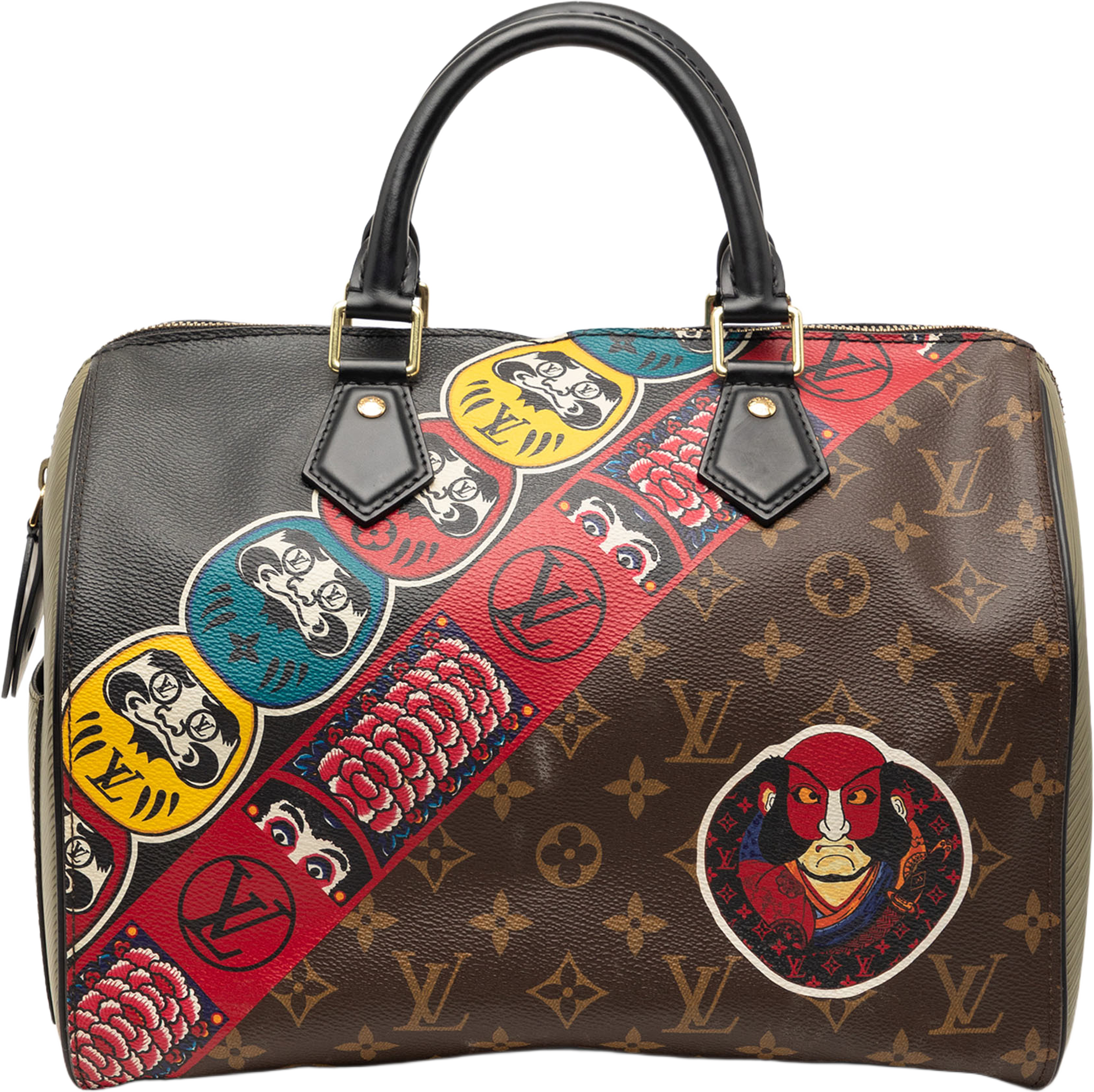 Louis Vuitton Monogram Kabuki Speedy  30, från Luxclusif, i färgen brown. Klicka för att öppna bilden i stort format