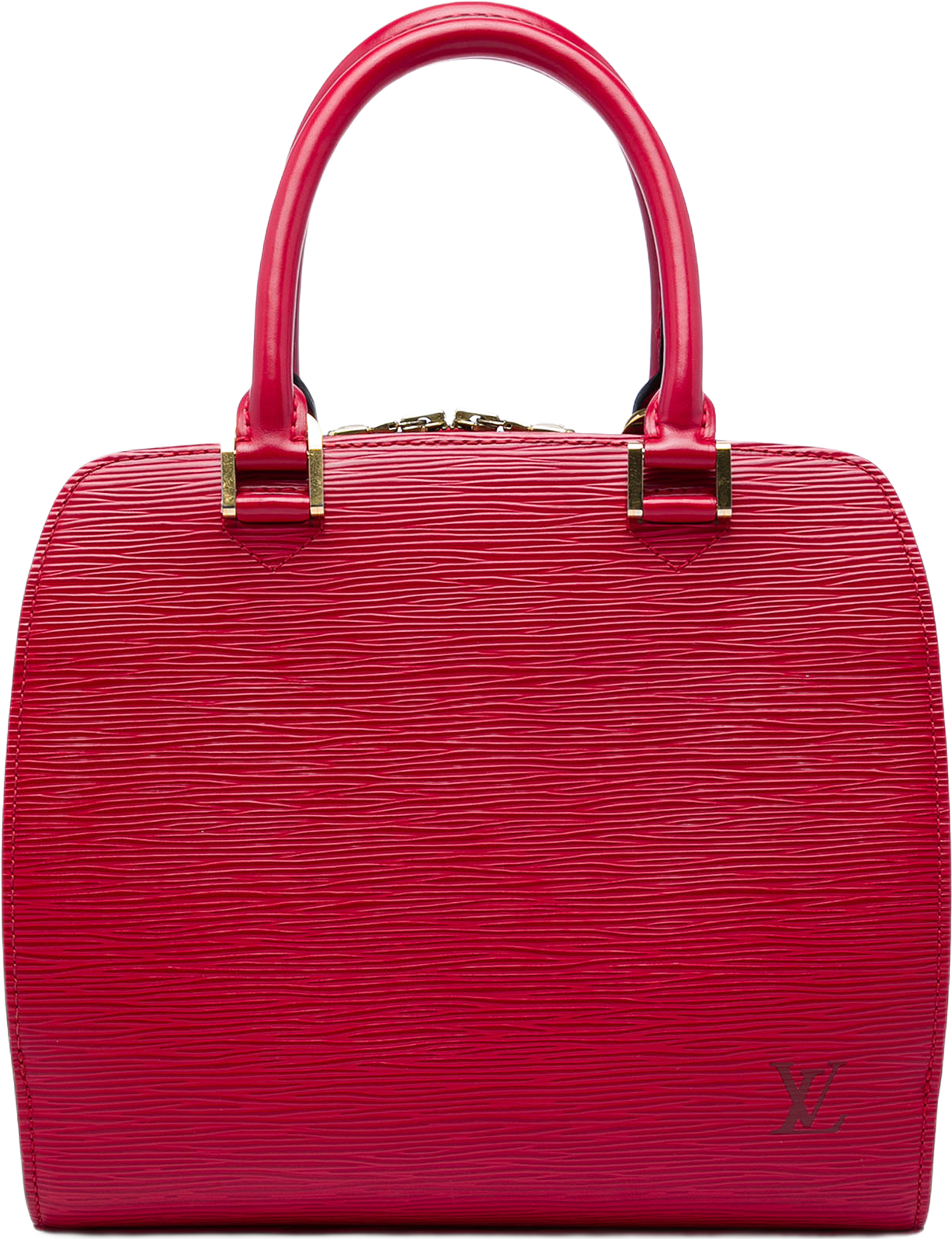 Louis Vuitton Epi Pont Neuf, från Luxclusif, i färgen röd. Klicka för att öppna bilden i stort format