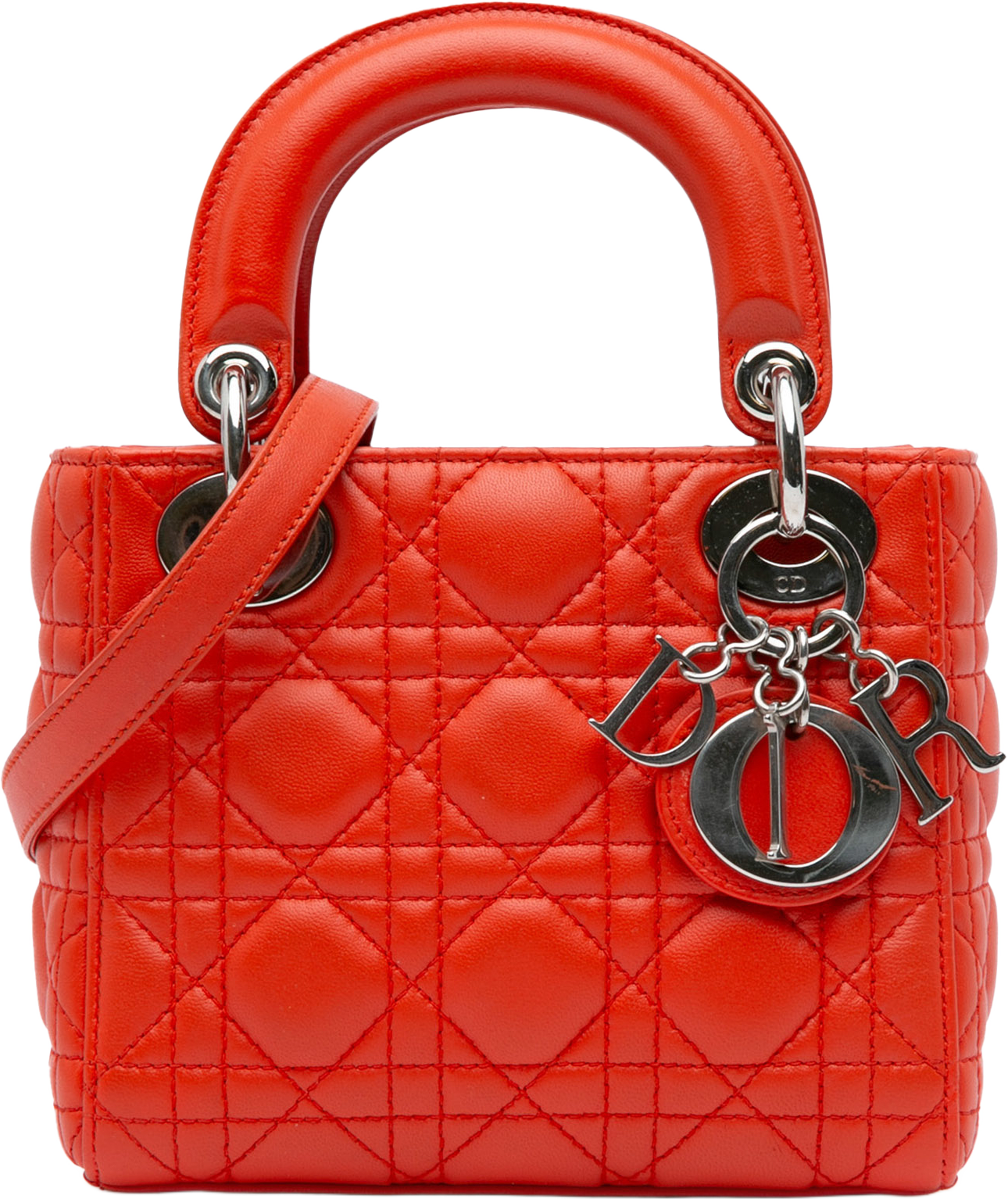 Dior Mini Lambskin Cannage Lady Dior