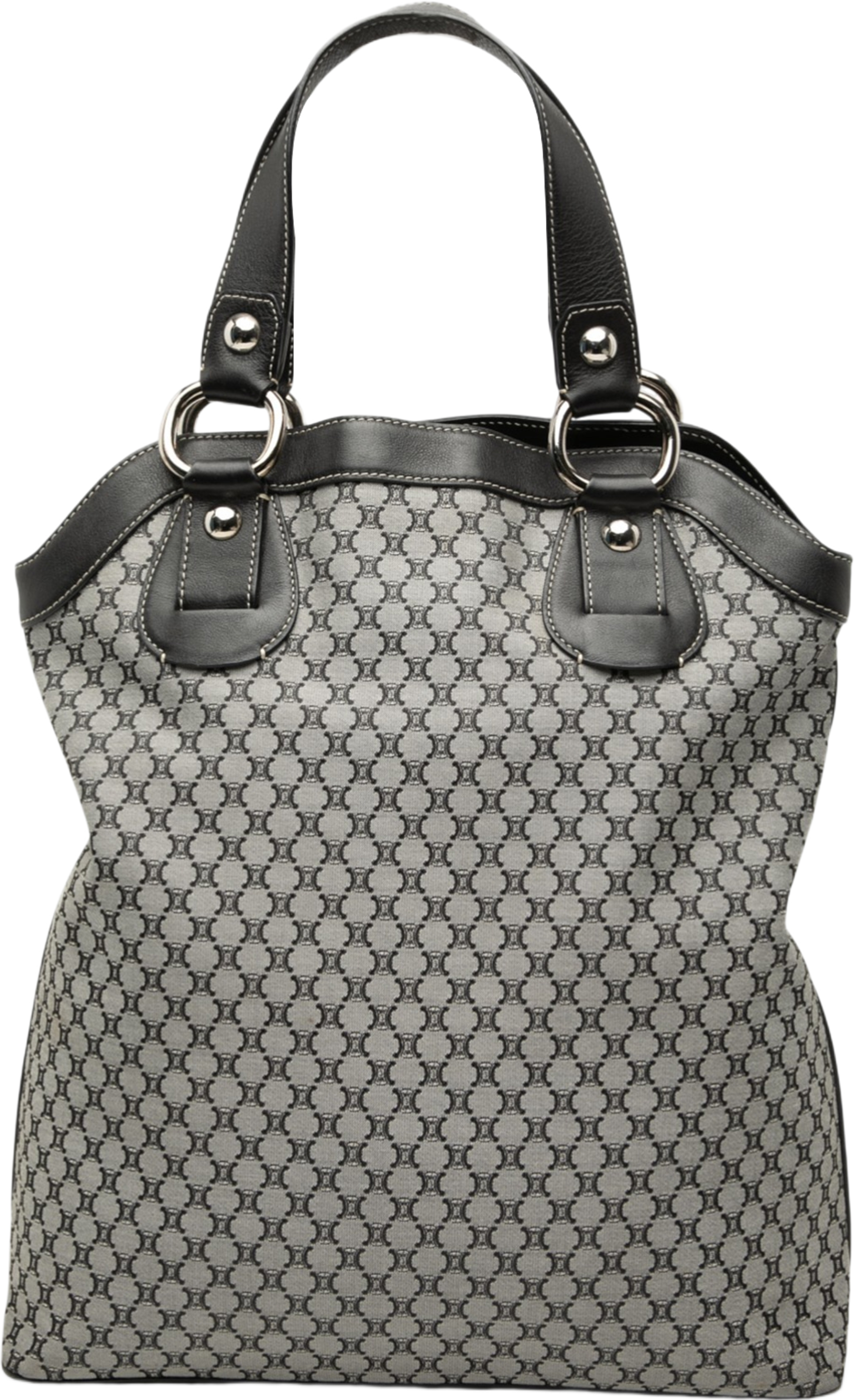 Celine Macadam Canvas Tote, från Luxclusif, i färgen gray. Klicka för att öppna bilden i stort format
