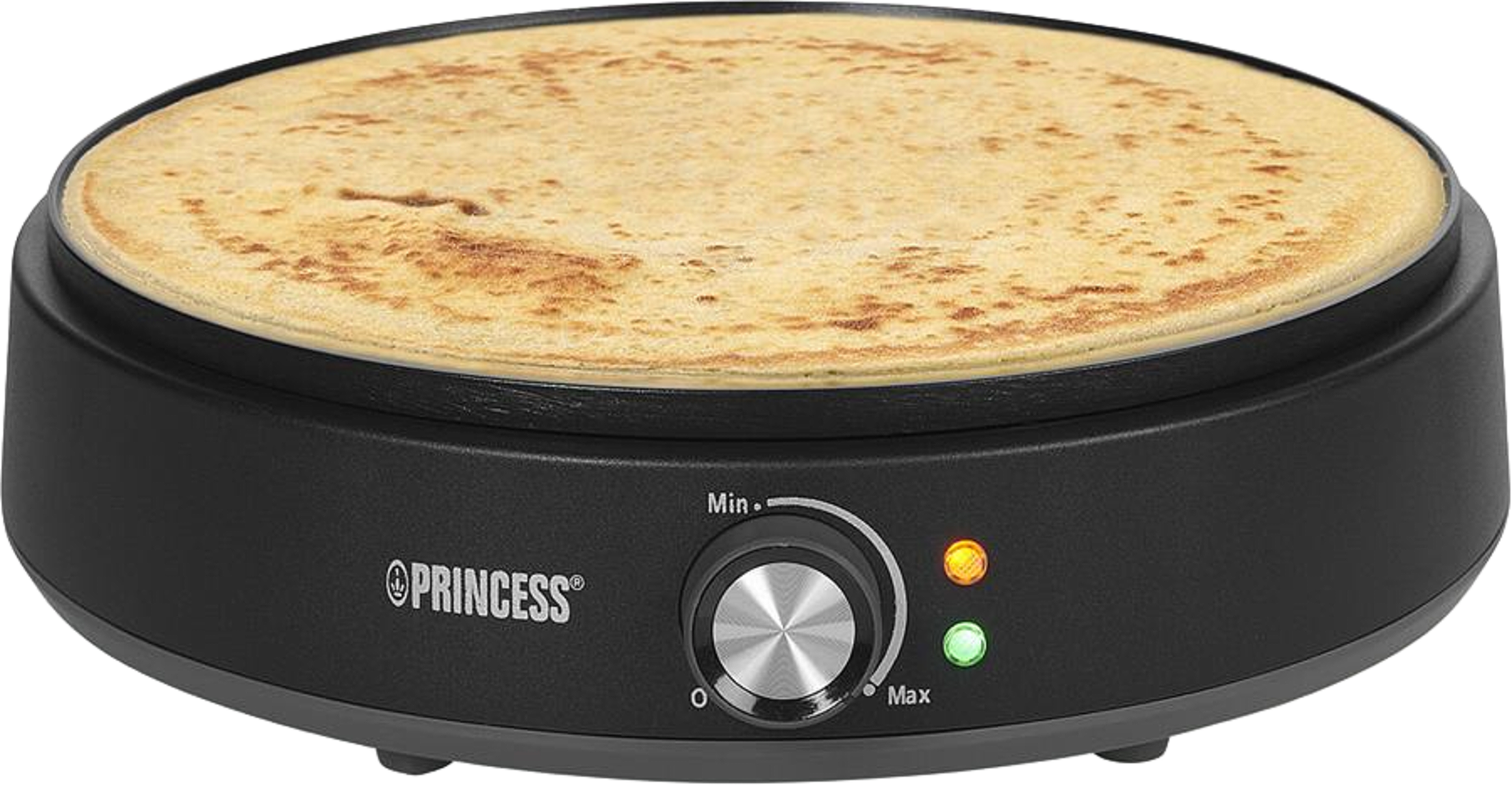 Crépes Järn Deluxe 30cm 1200watt, från Princess, i färgen svart. Klicka för att öppna bilden i stort format