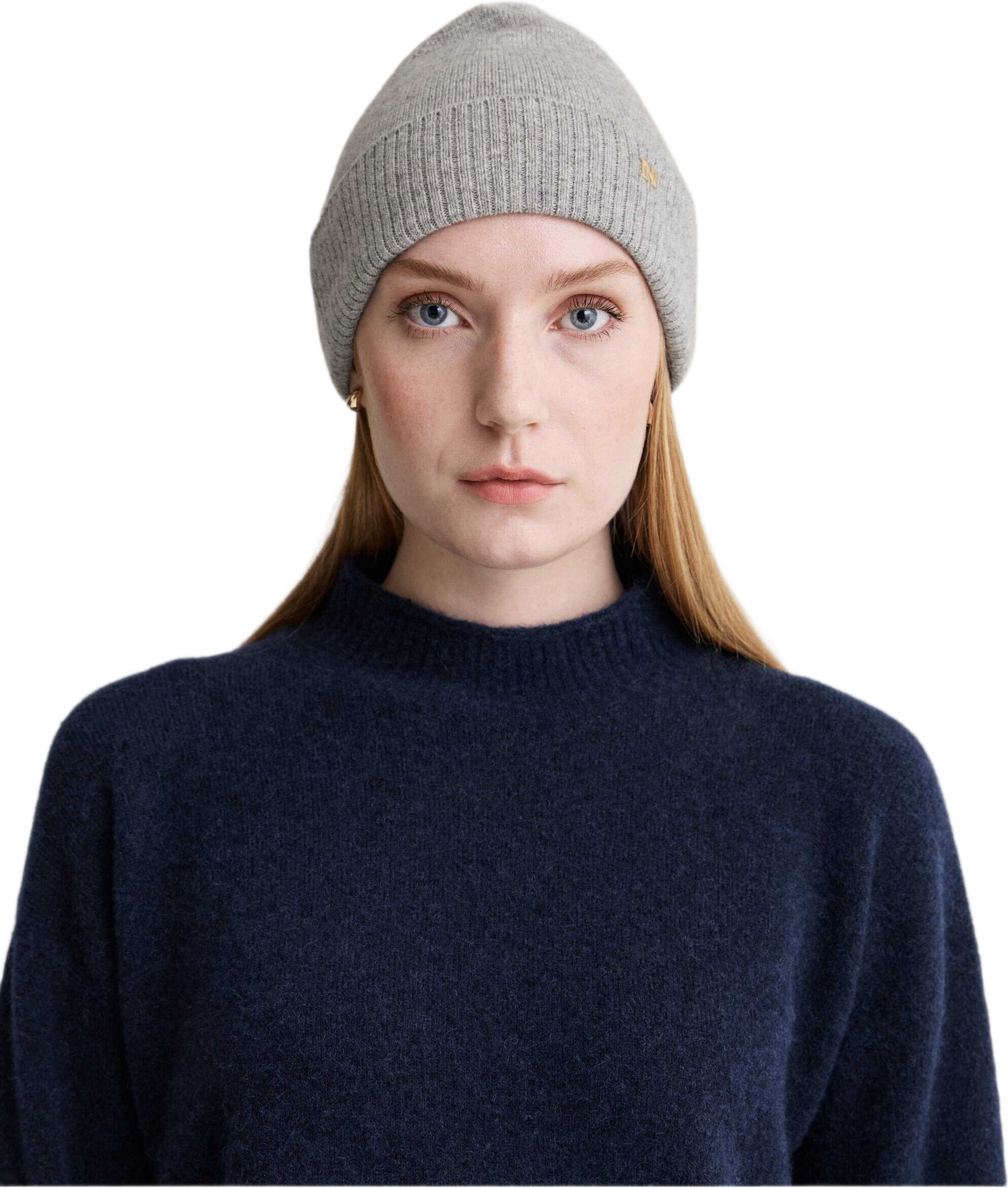 Wool Beanie, från Newhouse, i färgen ljusgrå. Klicka för att öppna bilden i stort format
