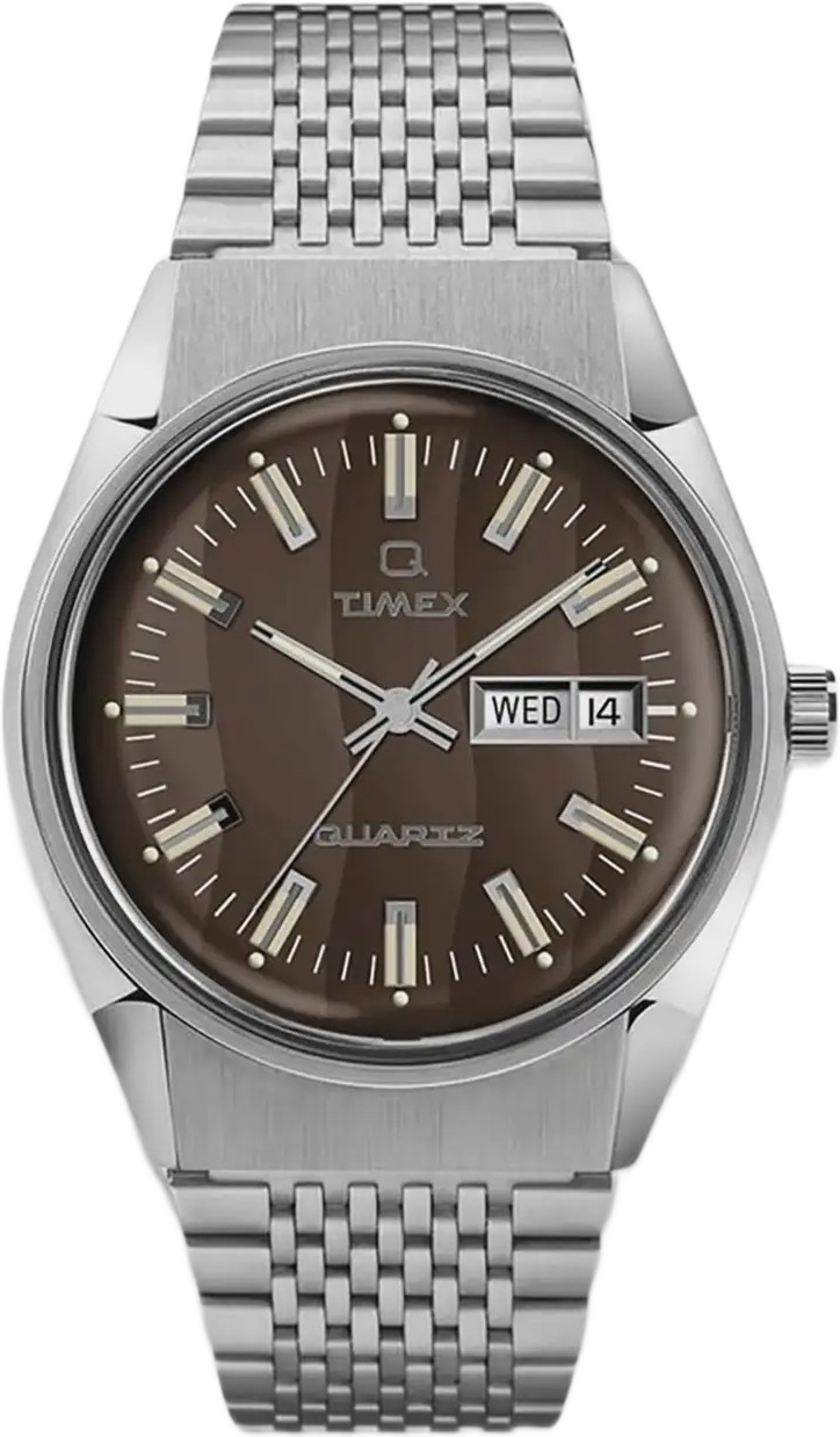 Timex Q Timex Falcon Eye Herrklocka Brun/stl, Metallband - Tw2w62400, från Timex, i färgen 1. Klicka för att öppna bilden i stort format