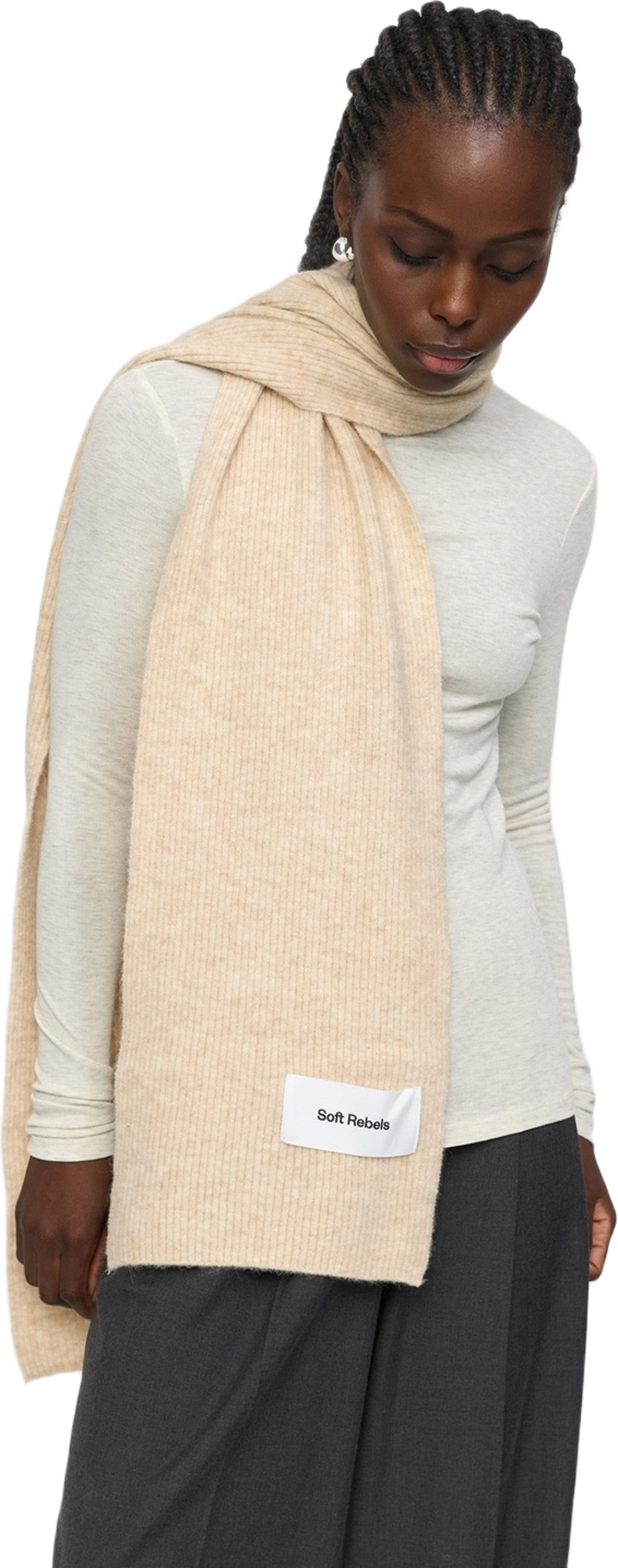 Srallison Scarf - Whitecap Gray Melange