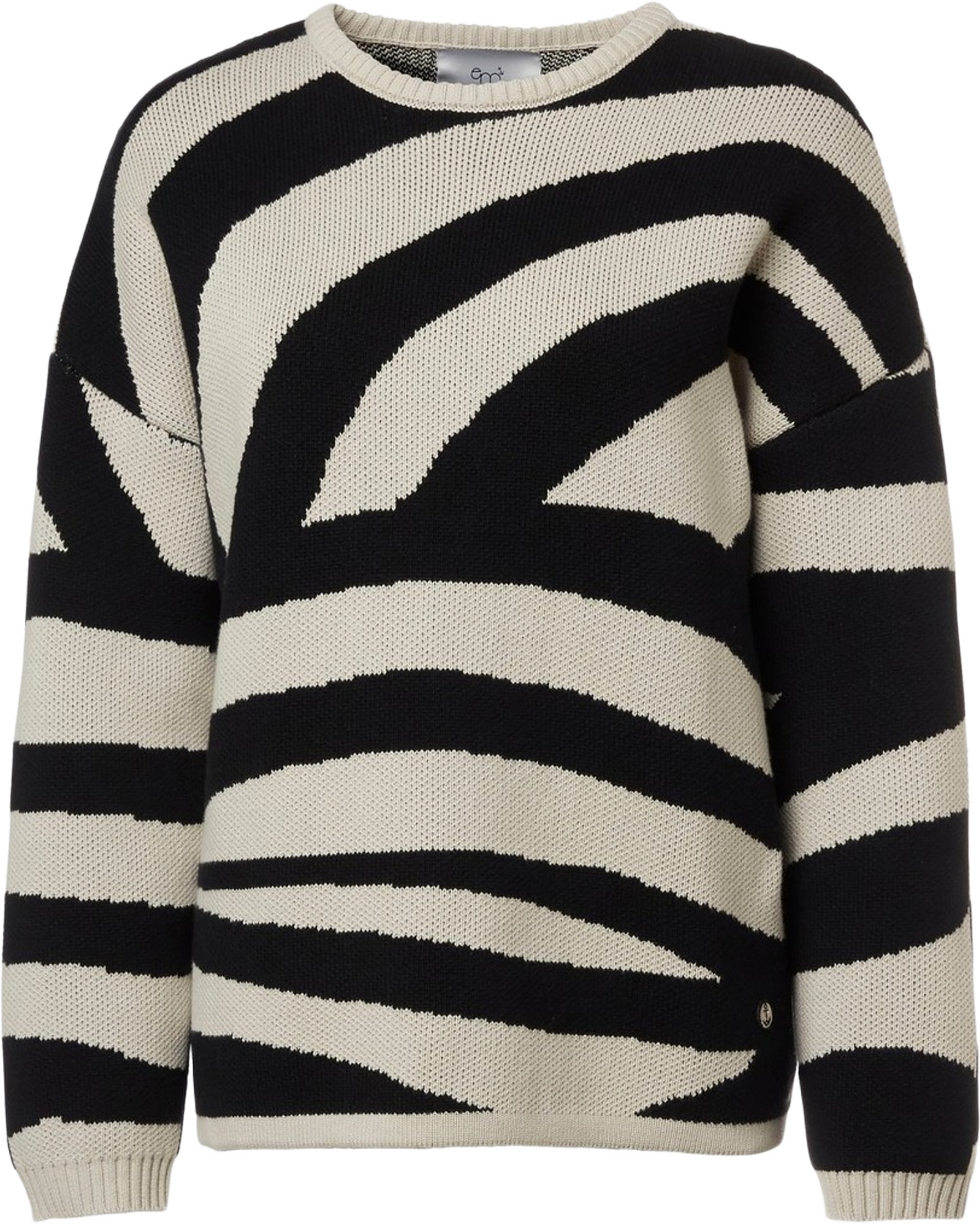 Windy Wave Tröja Svart, från emmamalena, i färgen svart. Klicka för att öppna bilden i stort format