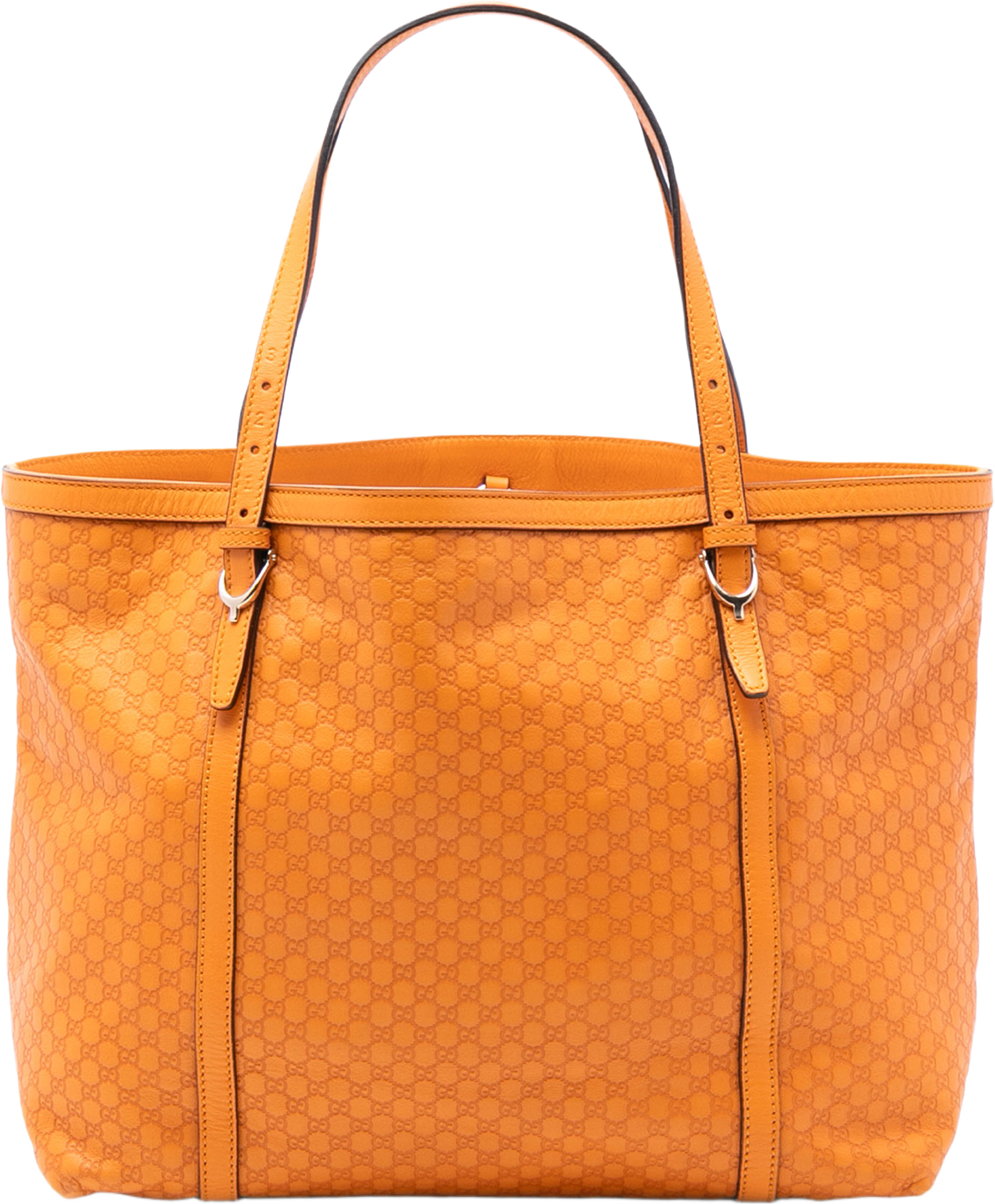 Gucci Microguccissima Nice Tote, från Luxclusif, i färgen orange. Klicka för att öppna bilden i stort format