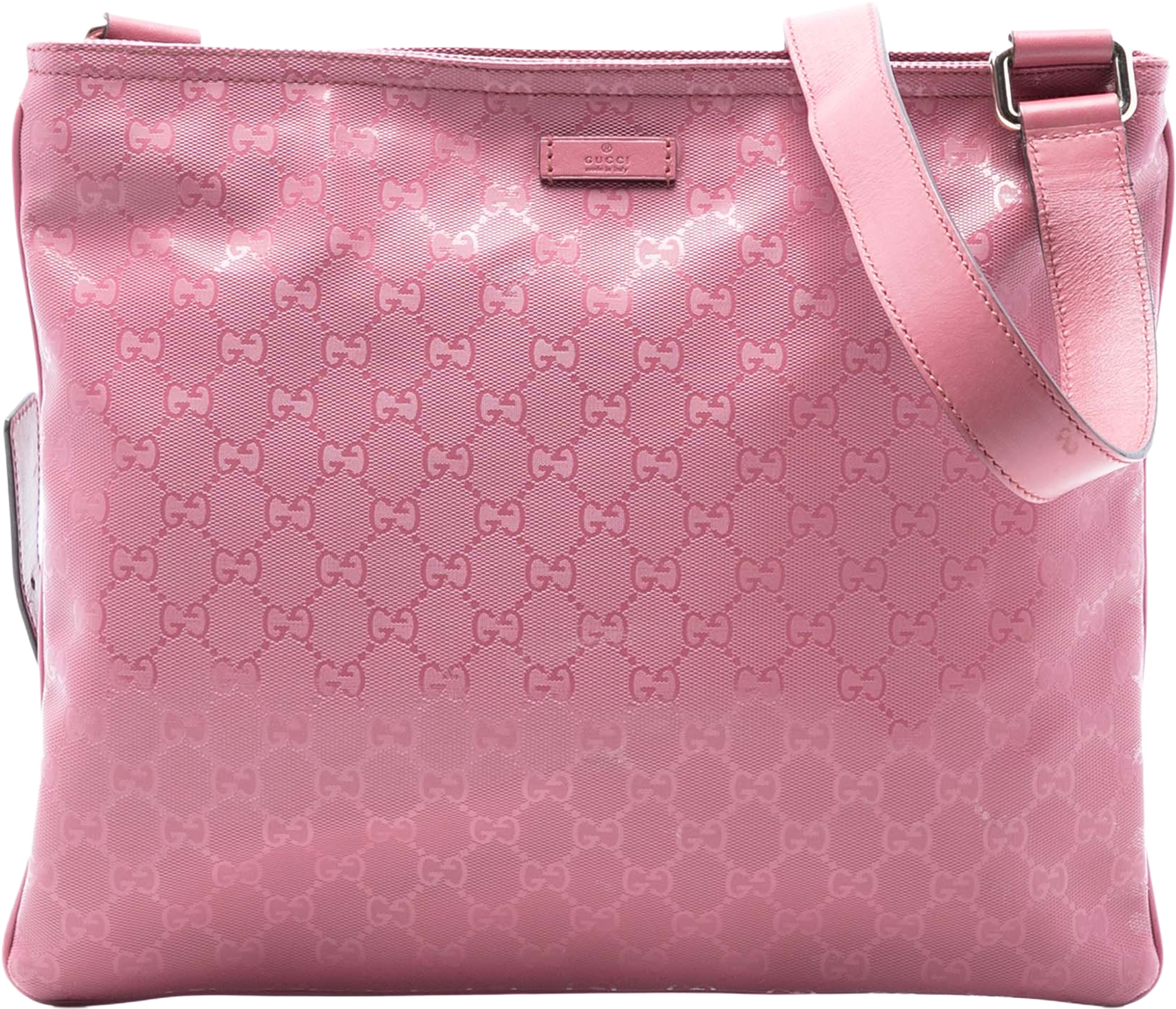 Gucci Gg Imprime Crossbody, från Luxclusif, i färgen pink. Klicka för att öppna bilden i stort format