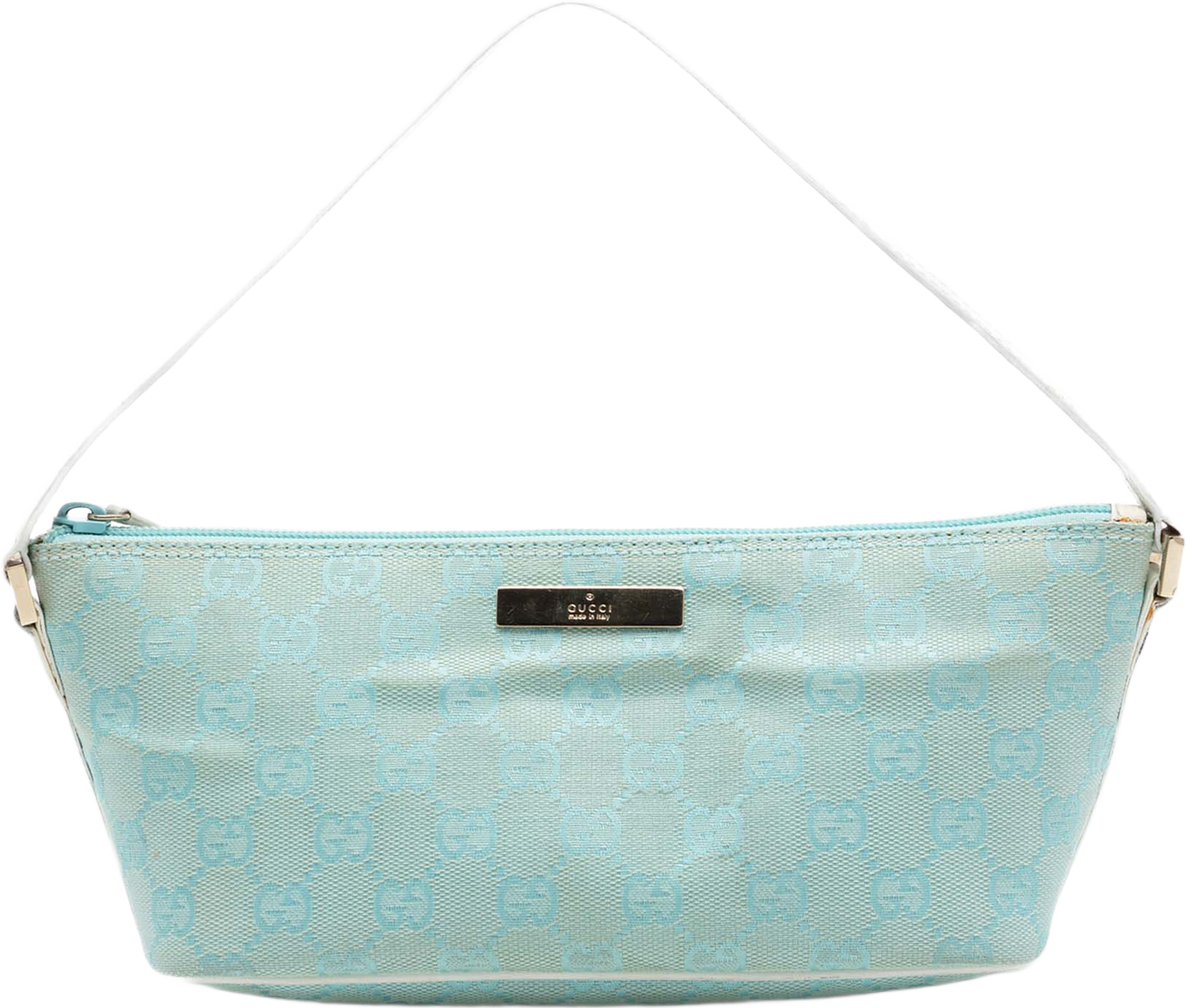 Gucci Gg Canvas Boat, från Luxclusif, i färgen light blue. Klicka för att öppna bilden i stort format