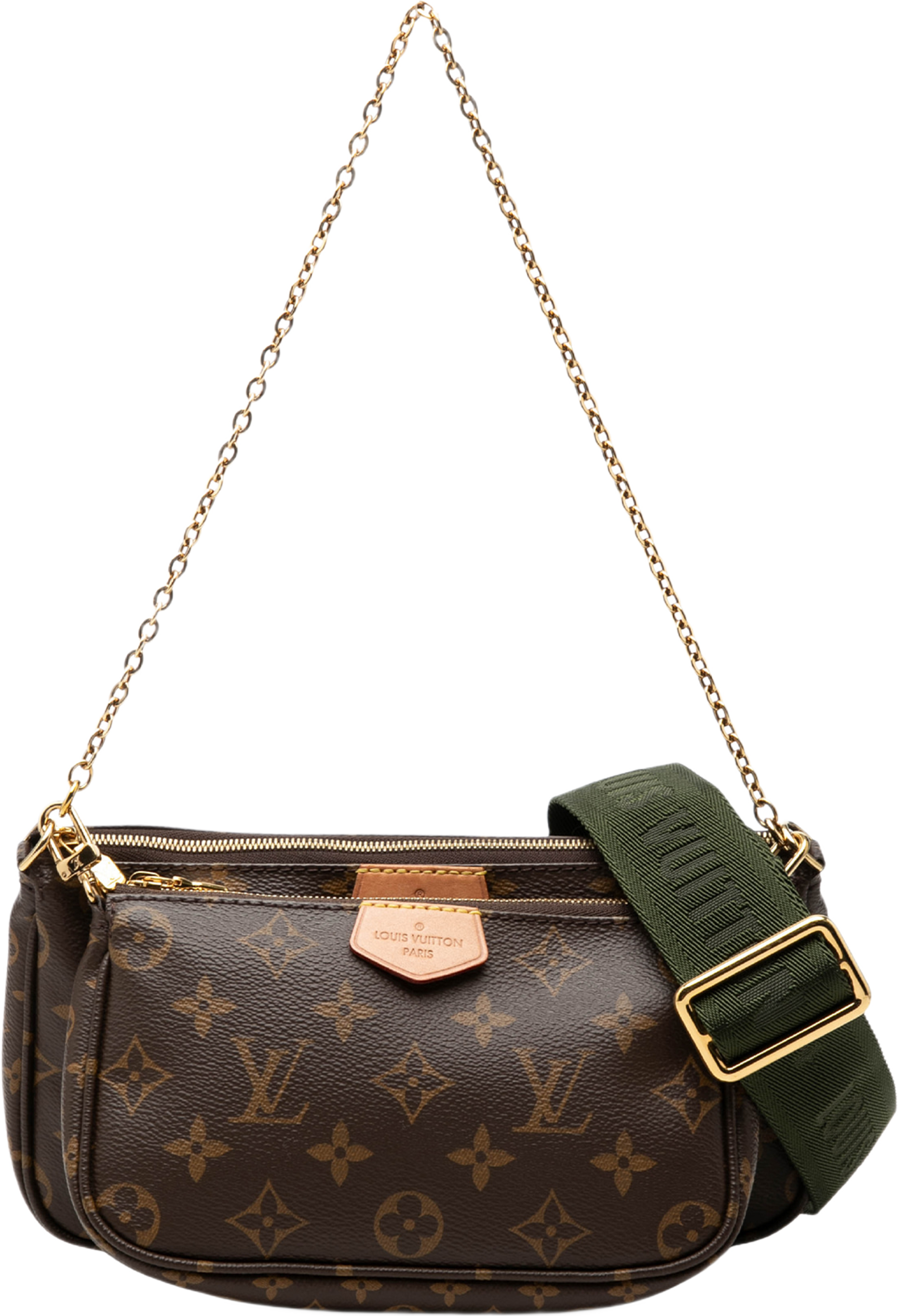 Louis Vuitton Monogram Multi Pochette Accessoires, från Luxclusif, i färgen brun. Klicka för att öppna bilden i stort format
