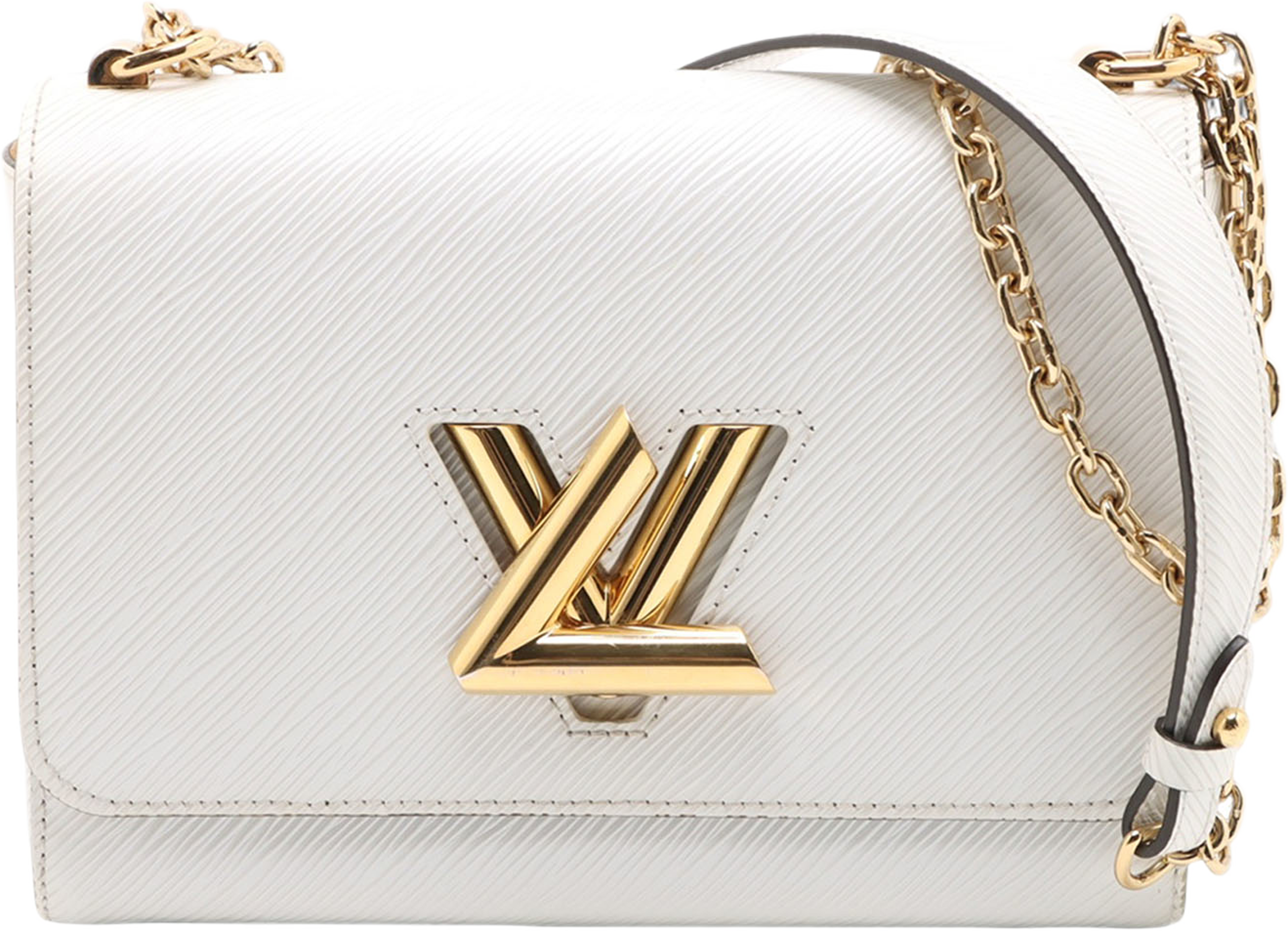 Louis Vuitton Epi Twist Mm, från Luxclusif, i färgen vit. Klicka för att öppna bilden i stort format
